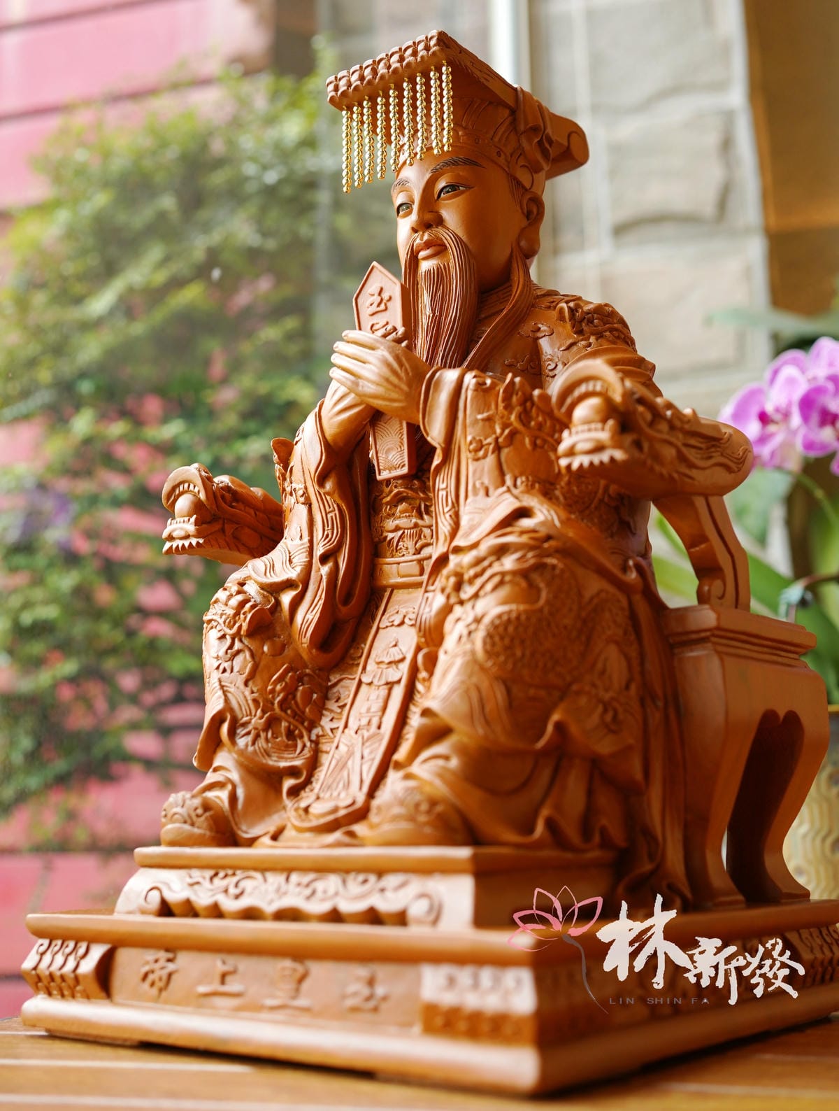 新發神藝-天公/玉皇上帝/玉皇大帝（尺三尺六．裝鬍刻鬍）
