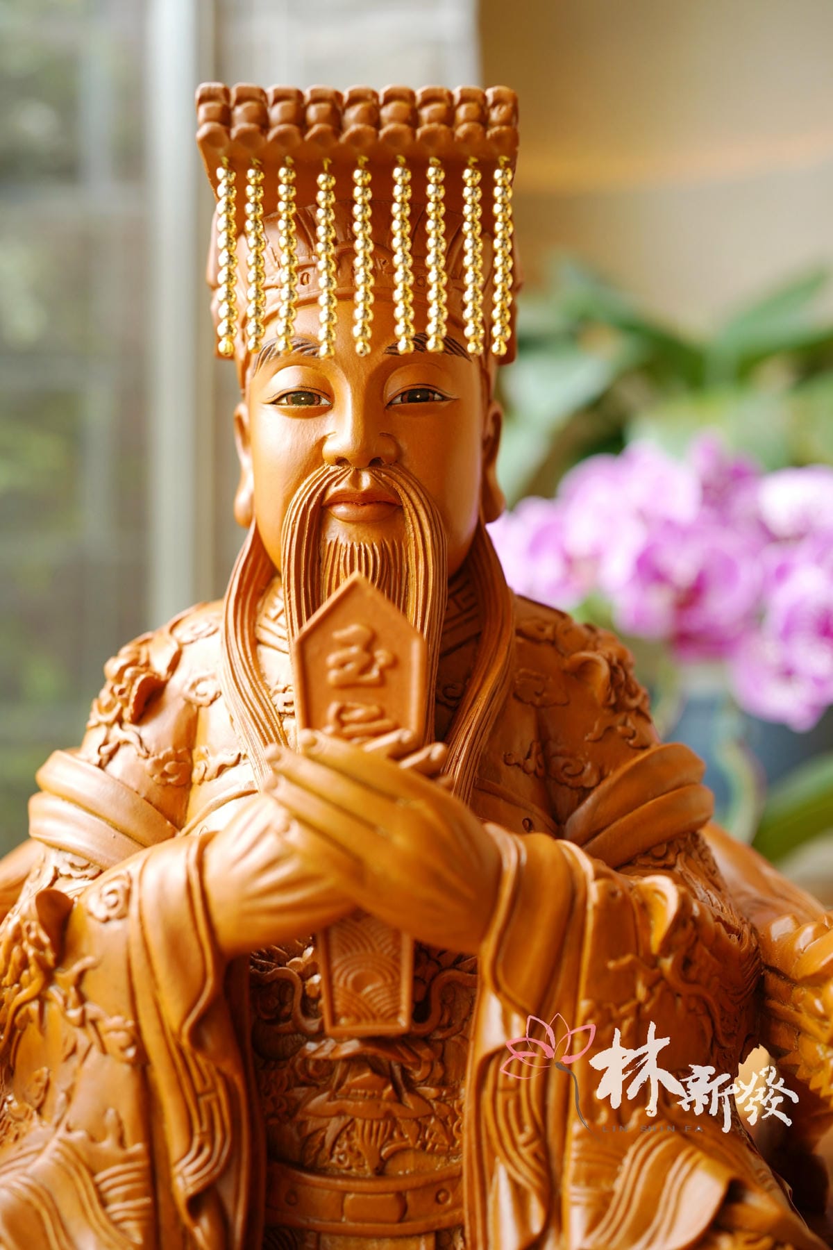 新發神藝-天公/玉皇上帝/玉皇大帝（尺三尺六．裝鬍刻鬍）