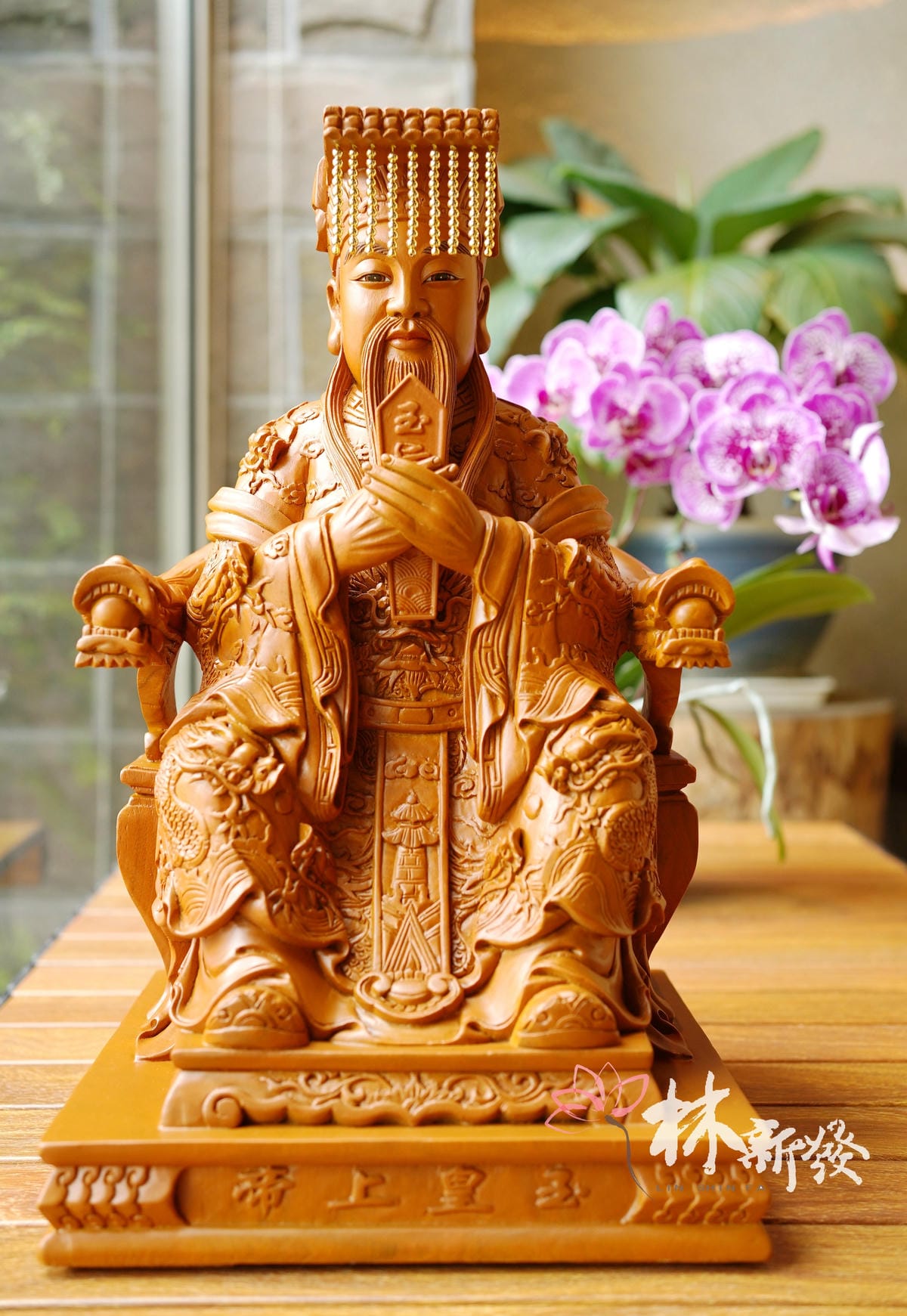 新發神藝-天公/玉皇上帝/玉皇大帝（尺三尺六．裝鬍刻鬍）