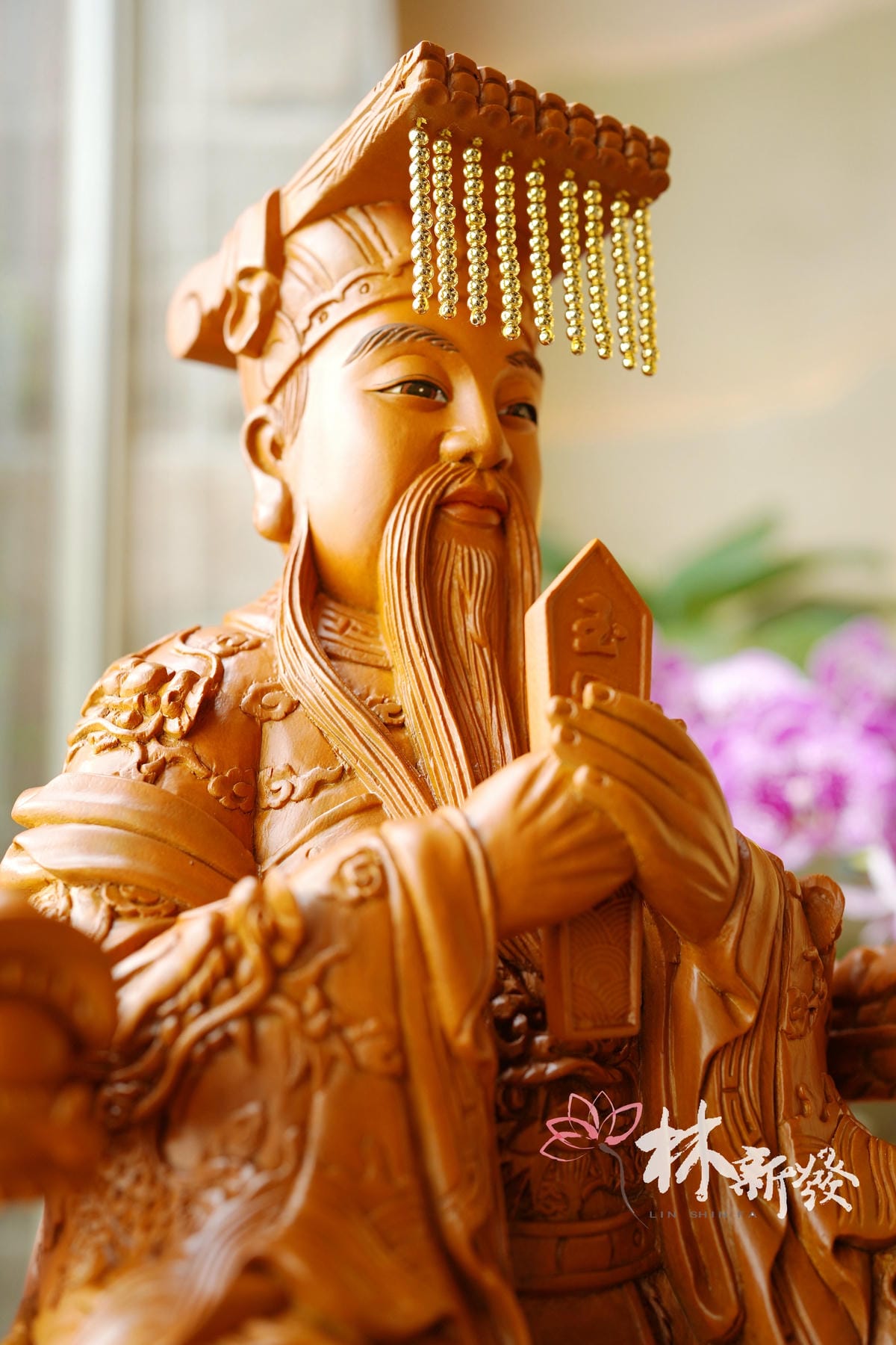 新發神藝-天公/玉皇上帝/玉皇大帝（尺三尺六．裝鬍刻鬍）