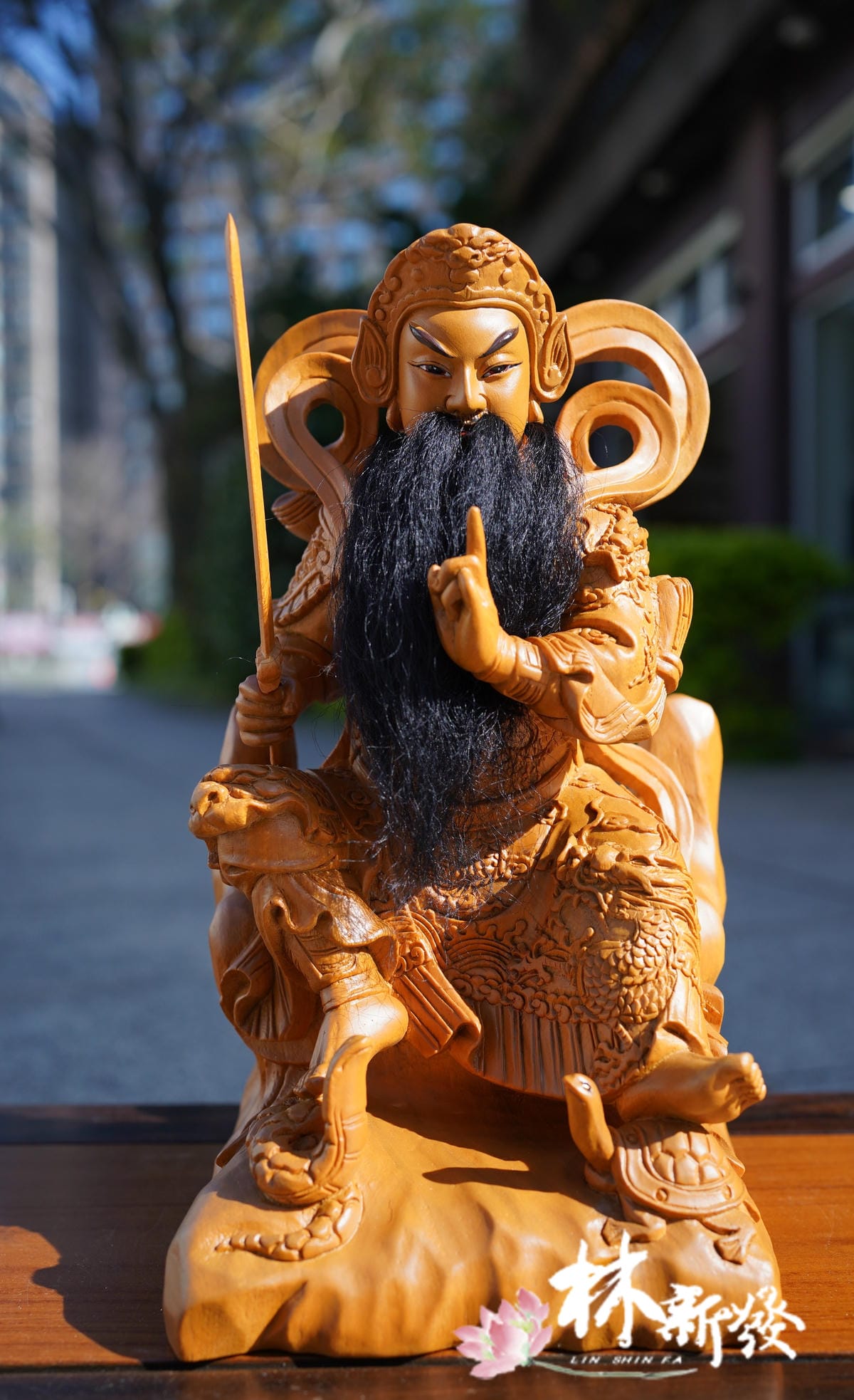 新發神藝-玄天上帝文武甲佛法體．八吋八作品