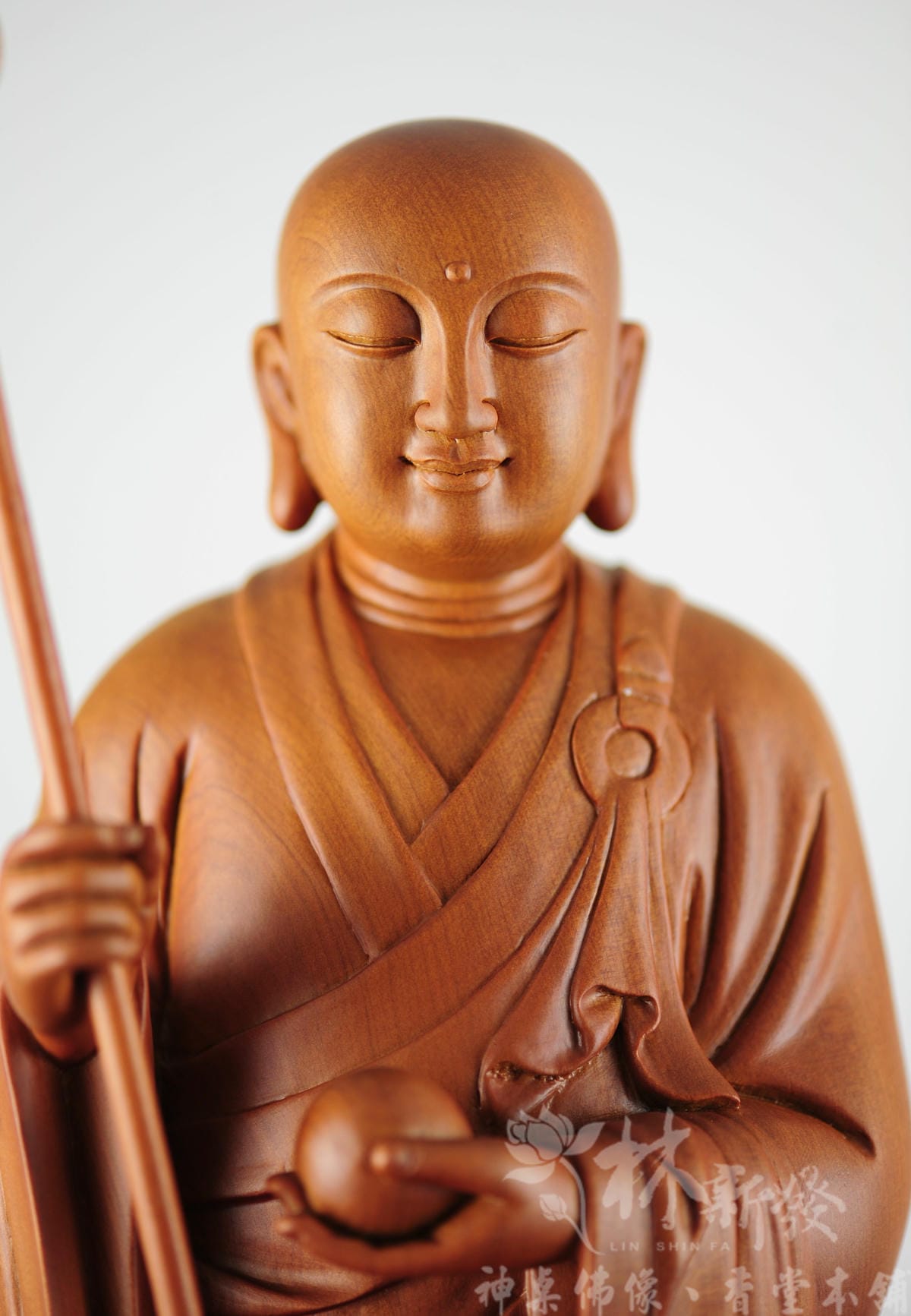 新發神藝-地藏王菩薩(站蓮花體/安忍不動如大地，靜慮深密如秘