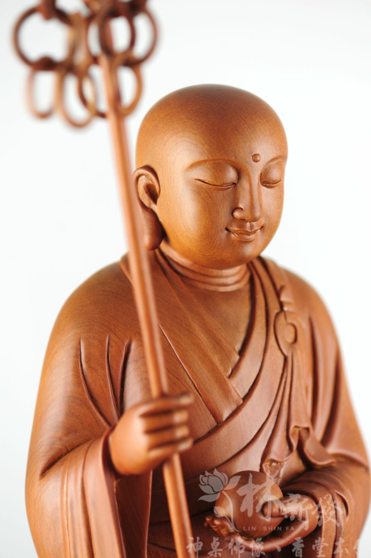 新發神藝-地藏王菩薩(站蓮花體/安忍不動如大地，靜慮深密如秘