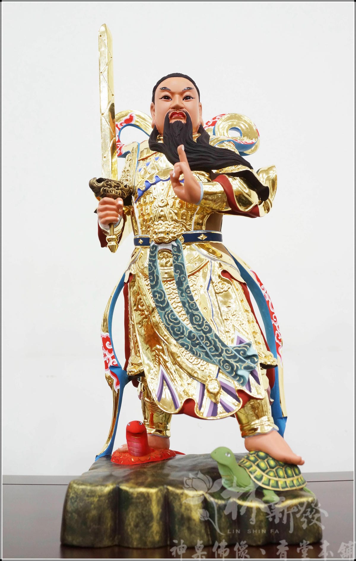 新發神藝-上帝公(站姿客訂金身．康趙的一套創作)