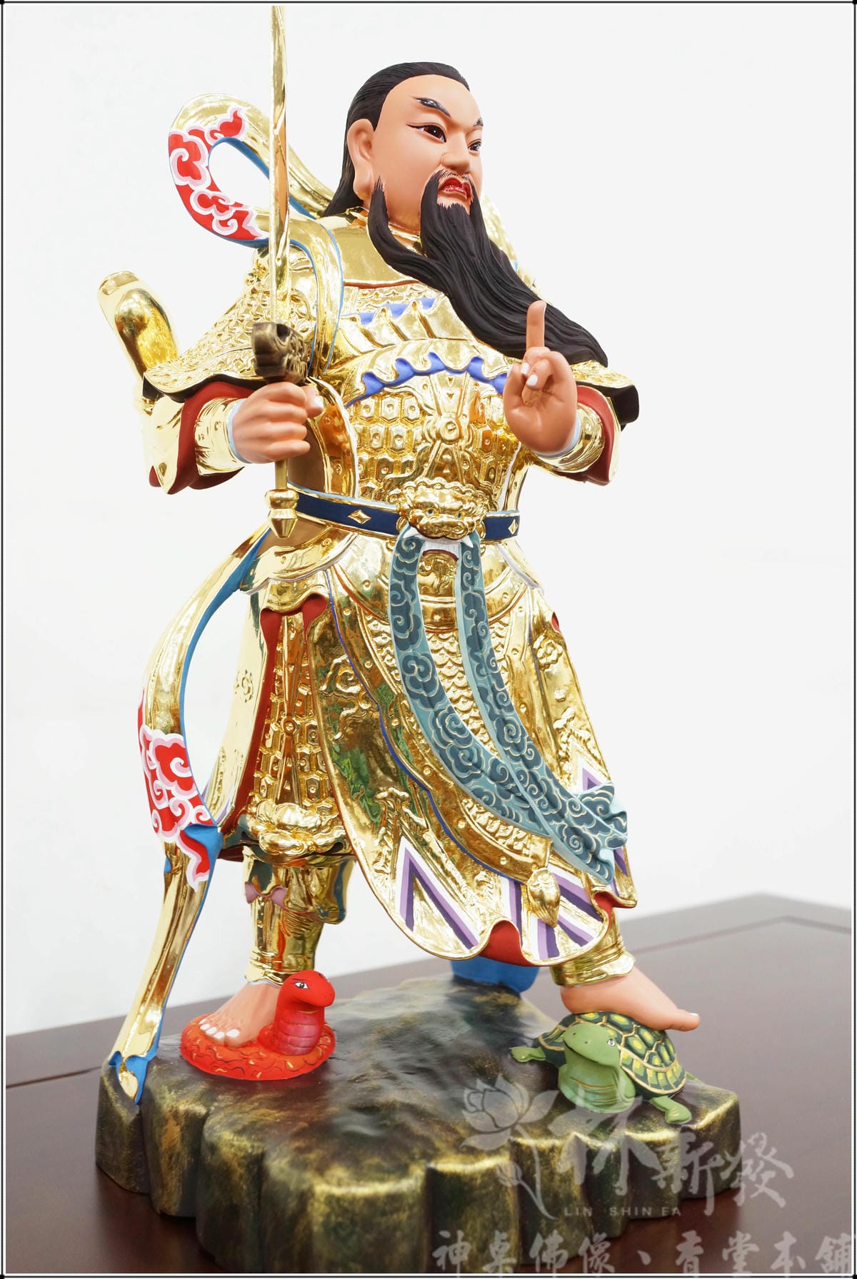 新發神藝-上帝公(站姿客訂金身．康趙的一套創作)