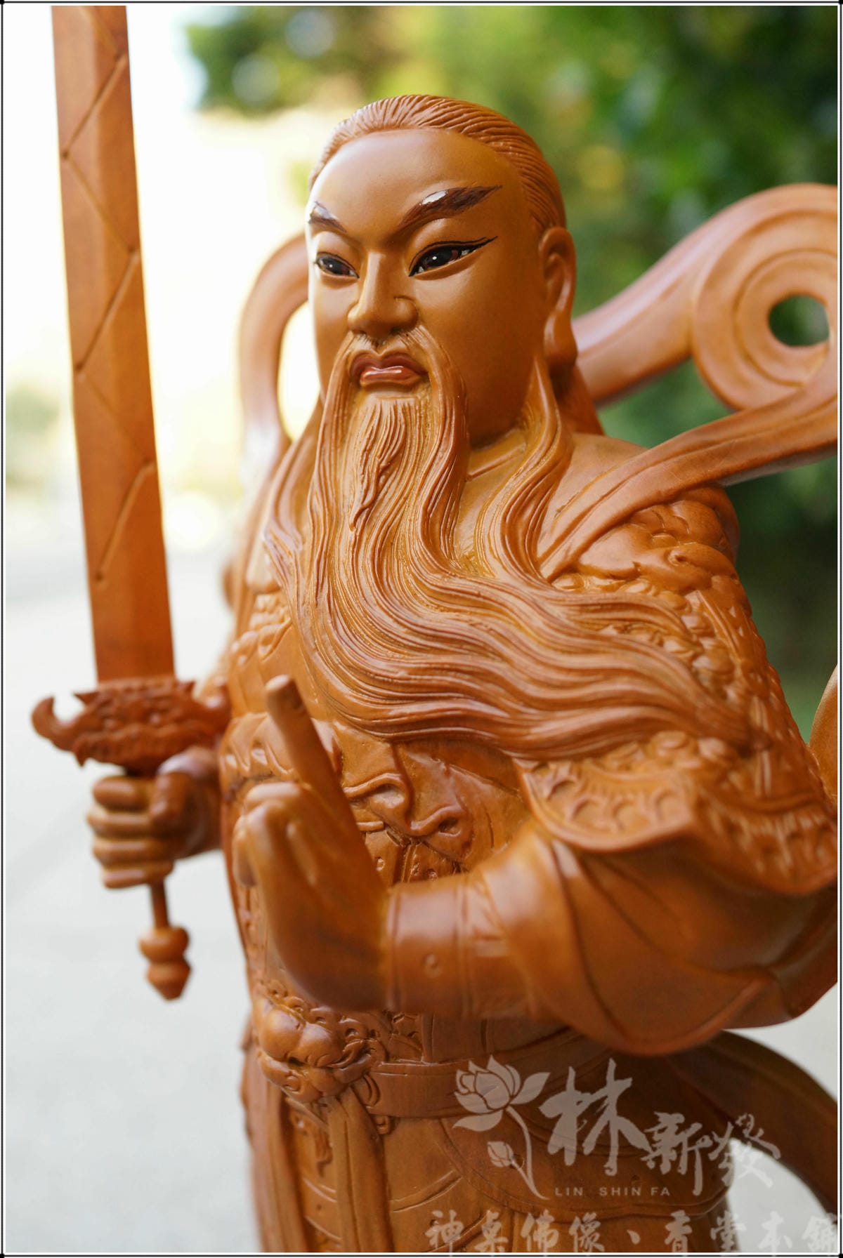 新發神藝-上帝公(站姿客訂金身．康趙的一套創作)