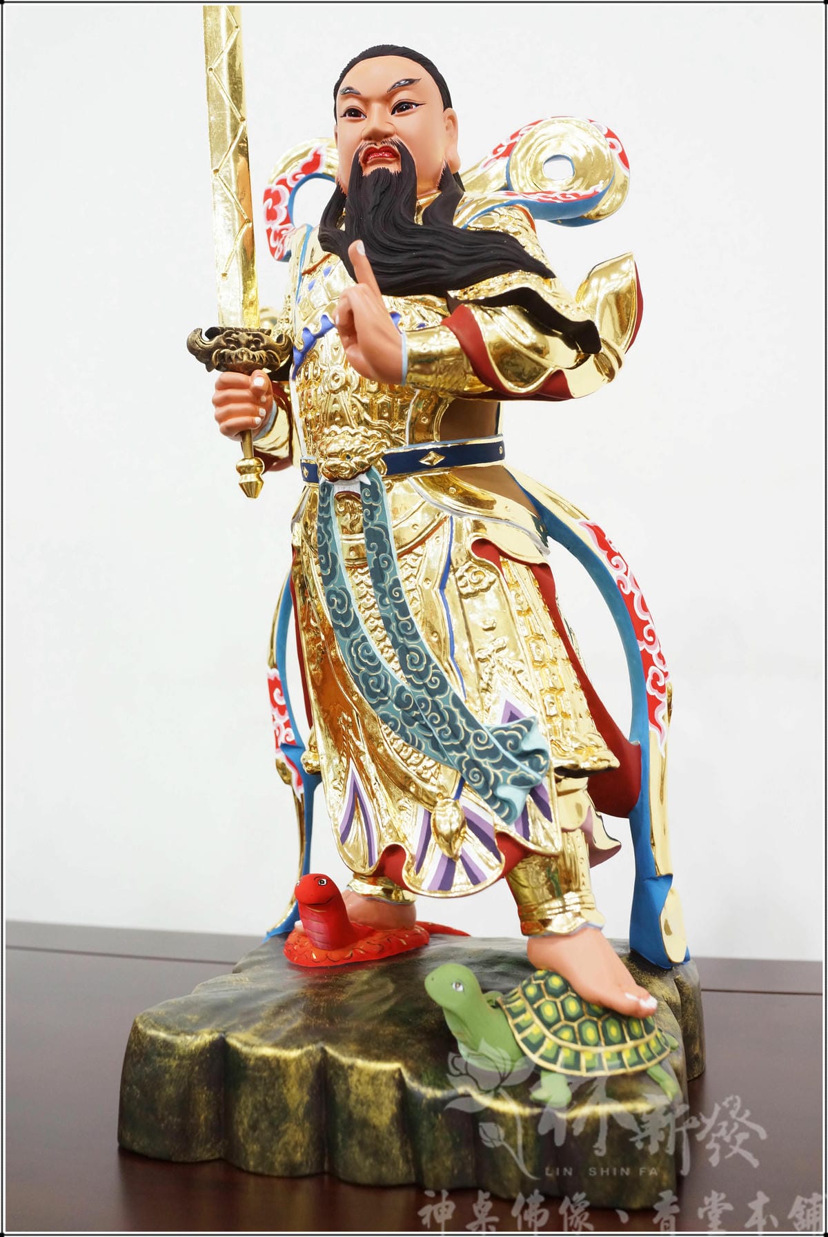 新發神藝-上帝公(站姿客訂金身．康趙的一套創作)