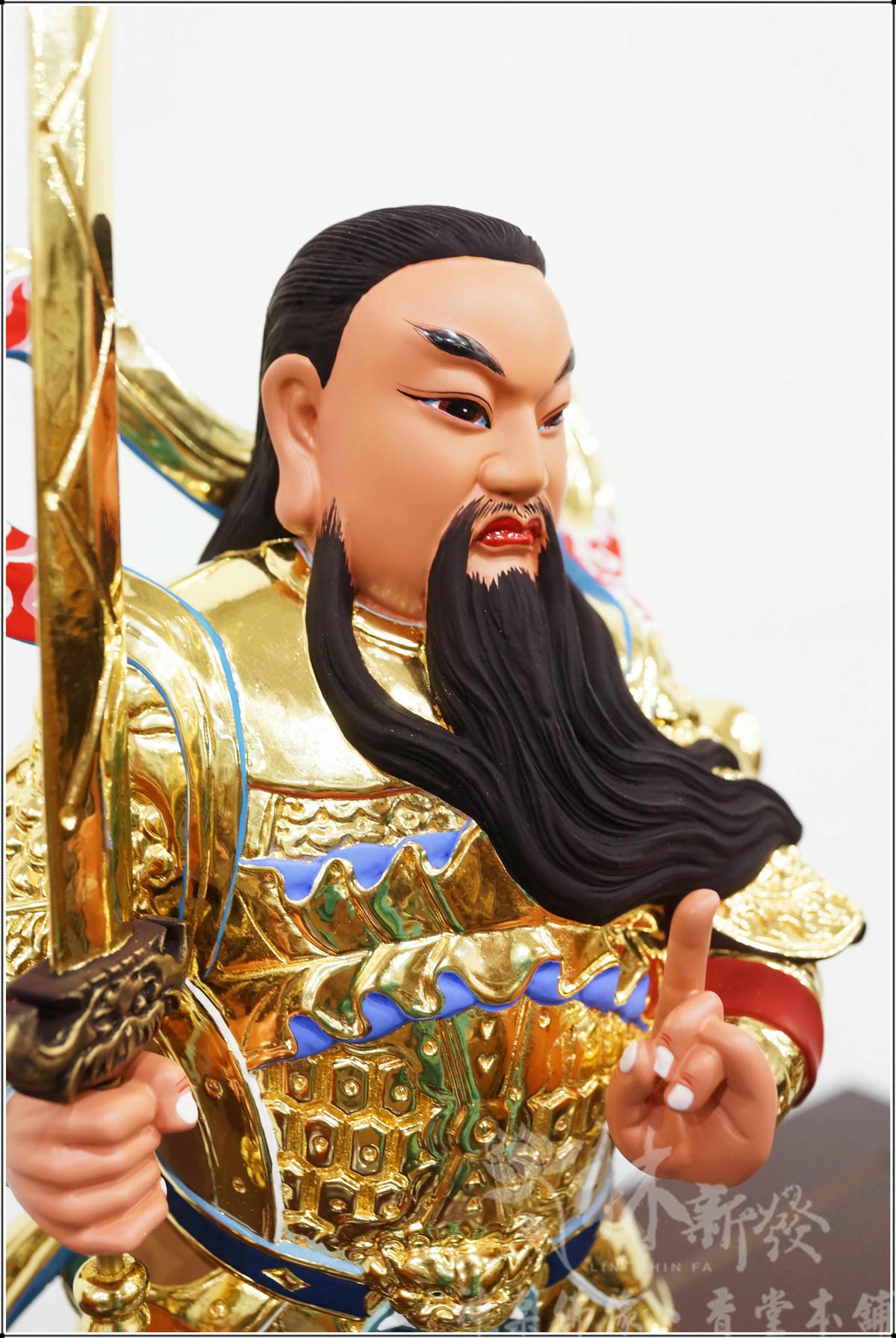 新發神藝-上帝公(站姿客訂金身．康趙的一套創作)