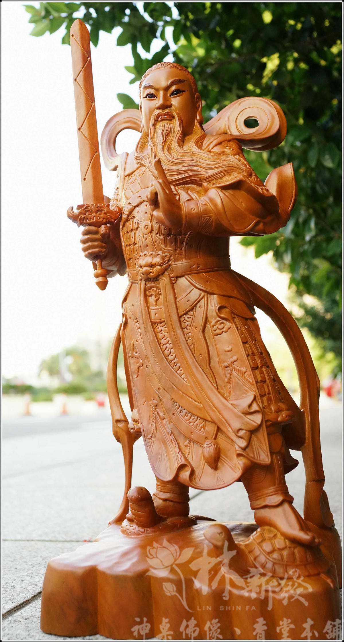 新發神藝-上帝公(站姿客訂金身．康趙的一套創作)