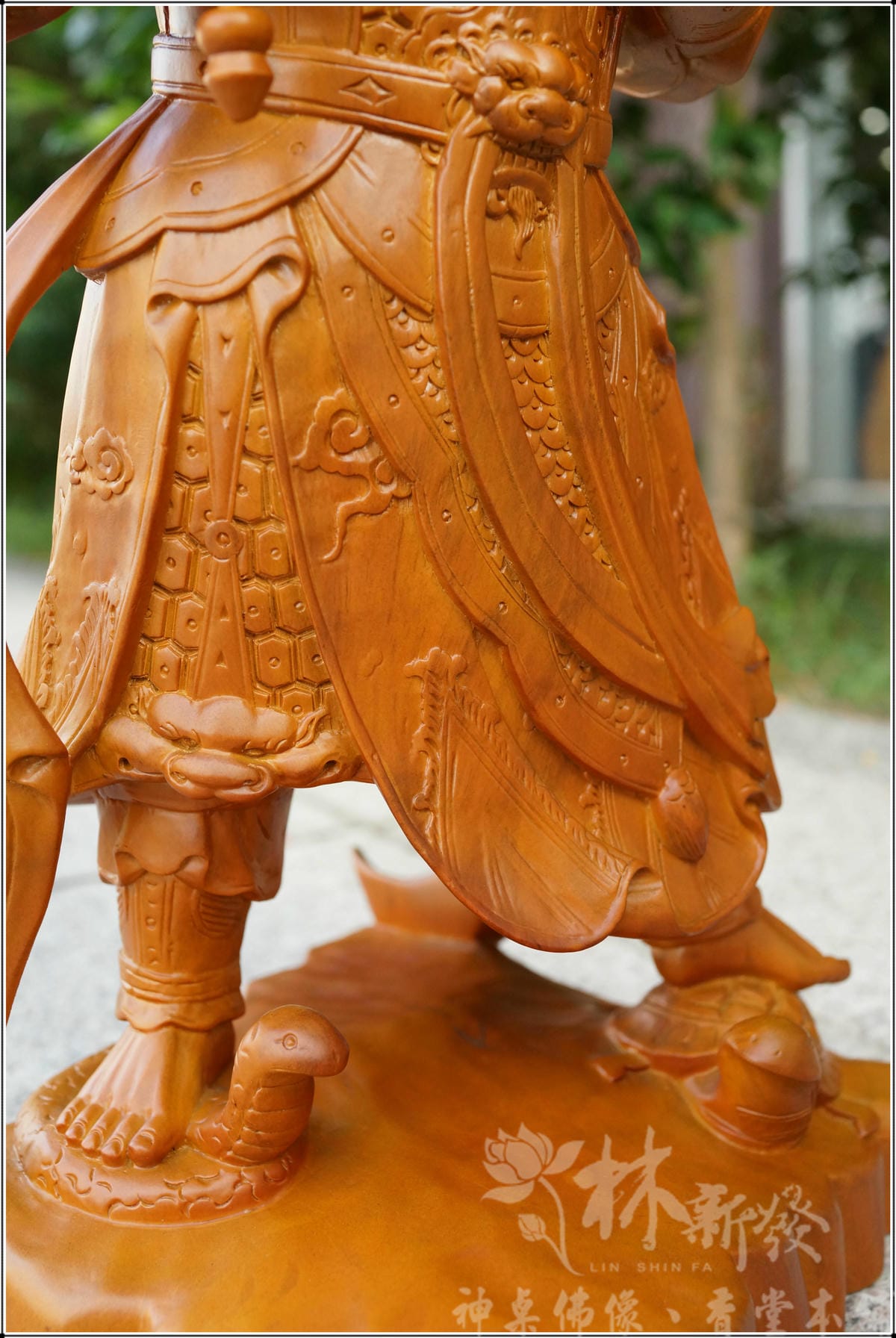 新發神藝-上帝公(站姿客訂金身．康趙的一套創作)