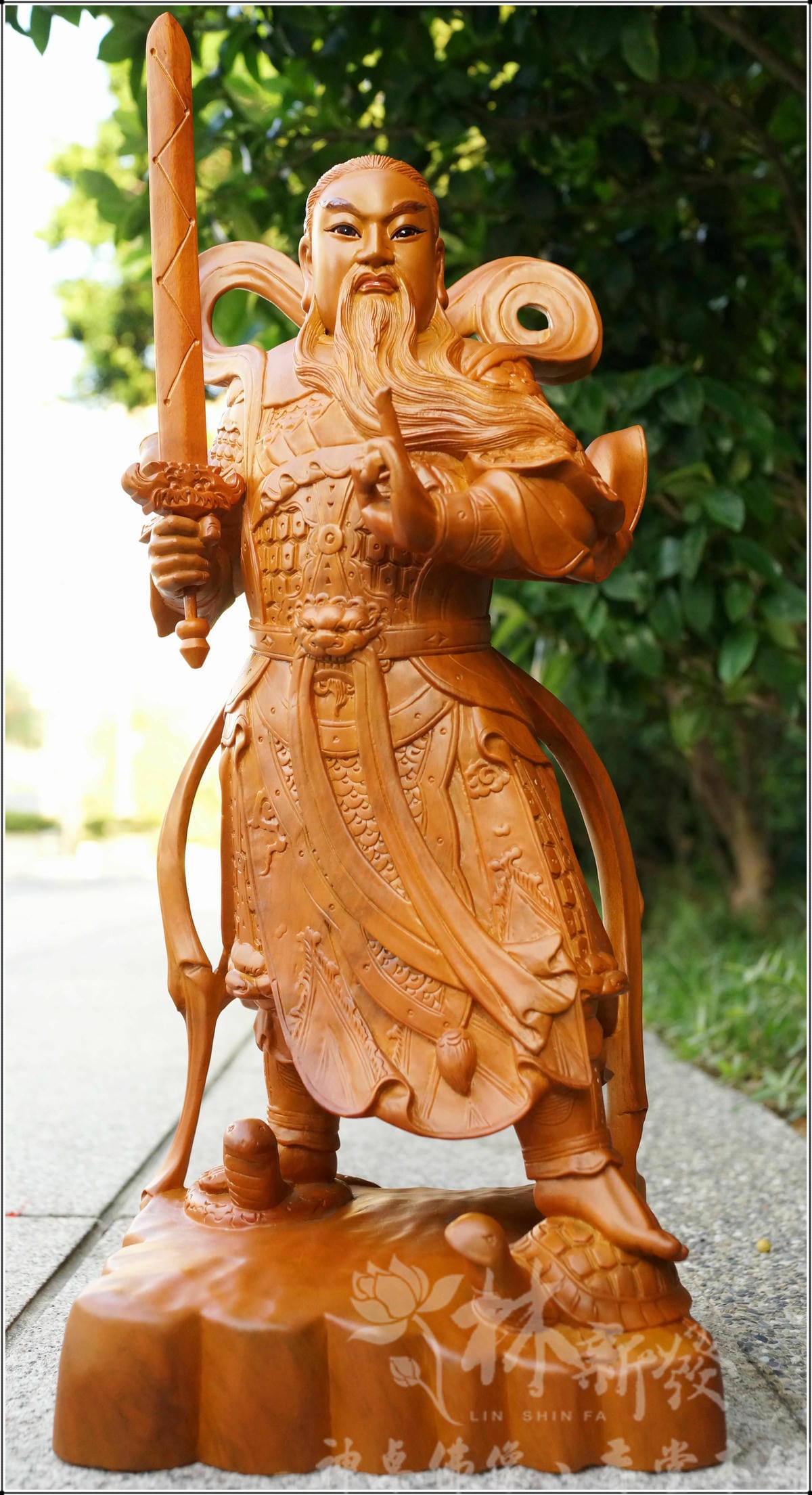 新發神藝-上帝公(站姿客訂金身．康趙的一套創作)