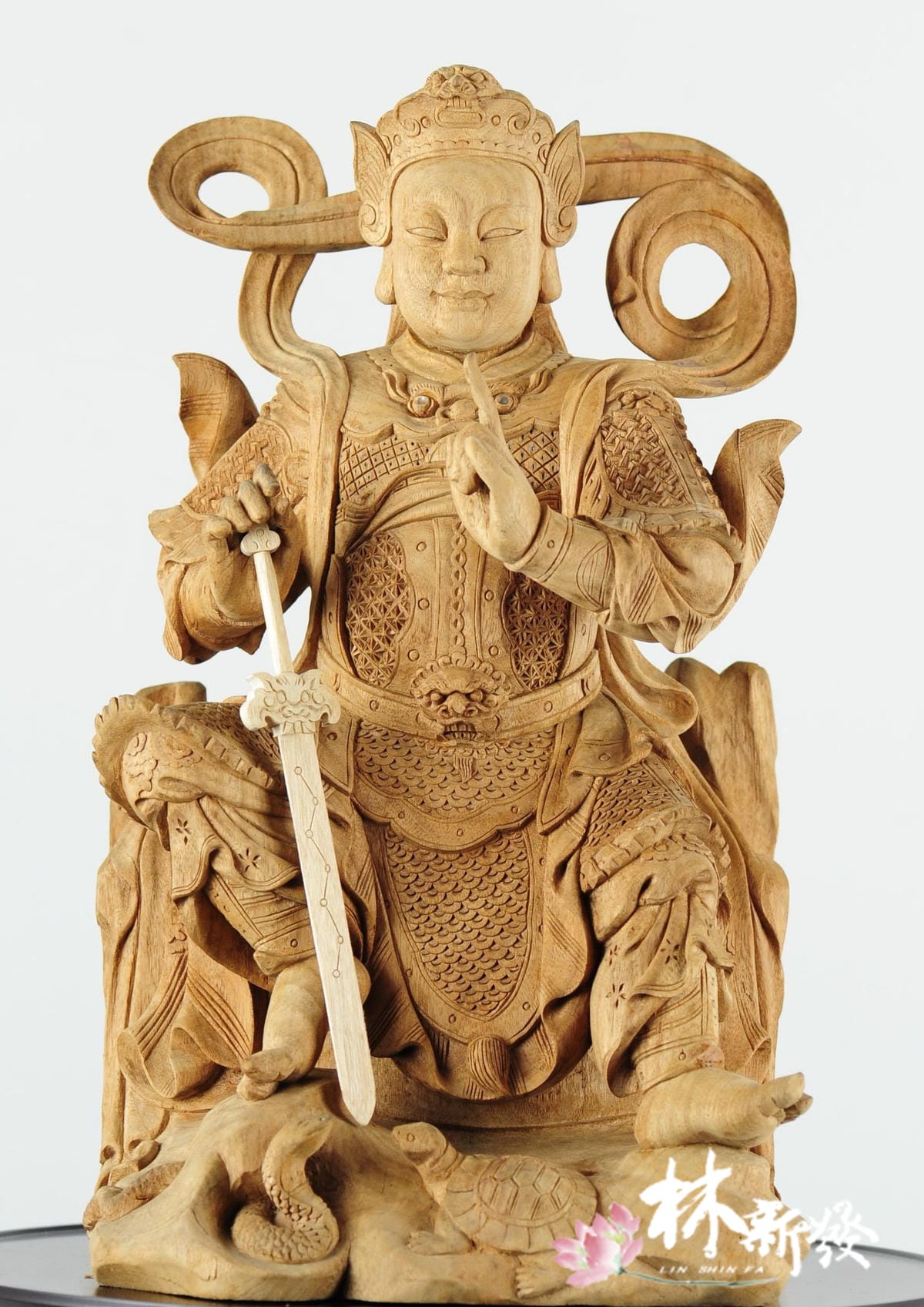 新發神藝-玄天大帝(佛法體．古體．上帝公十八歲法相)