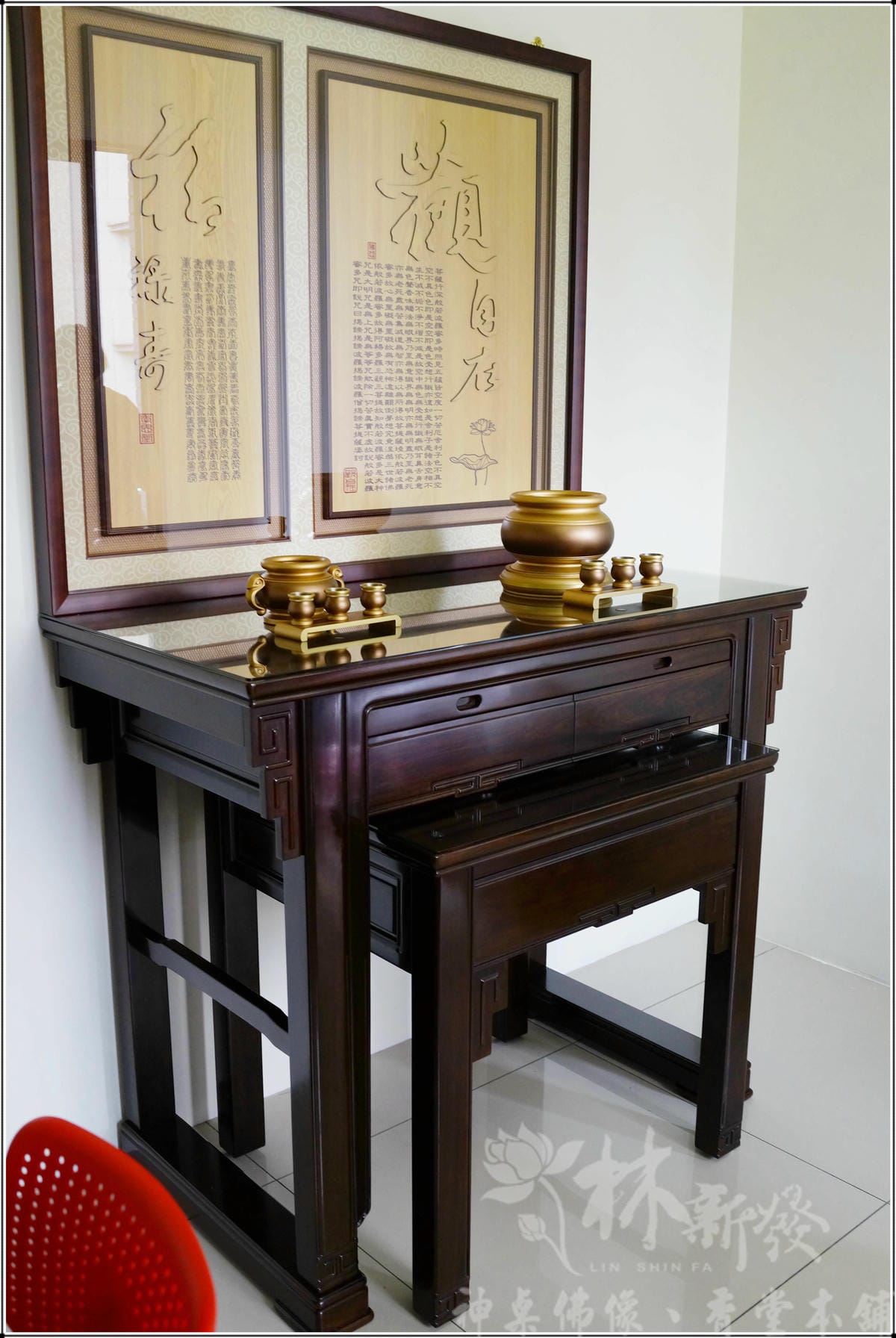 林新發佛俱-古沉色銅器