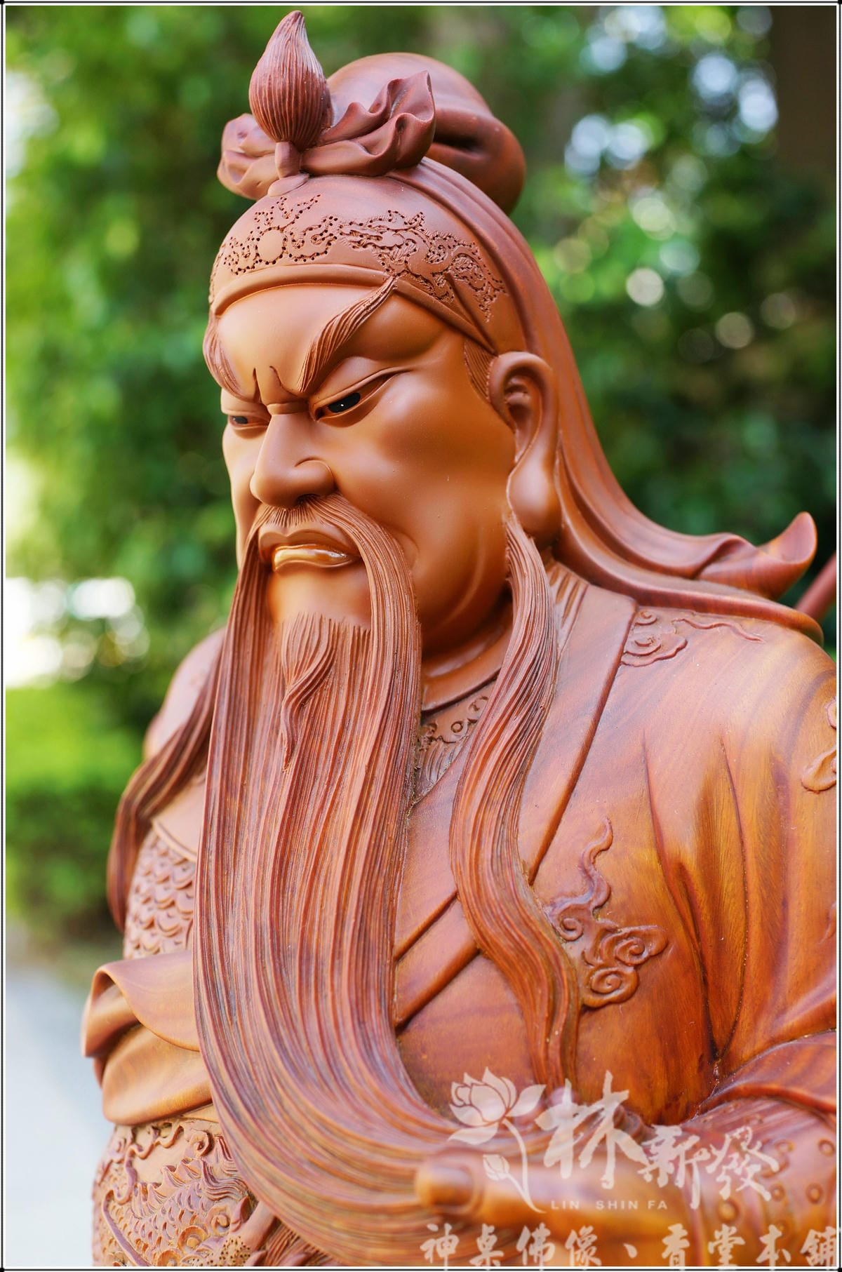 新發神藝-一夫當關(二尺二/美洲綠檀作品)