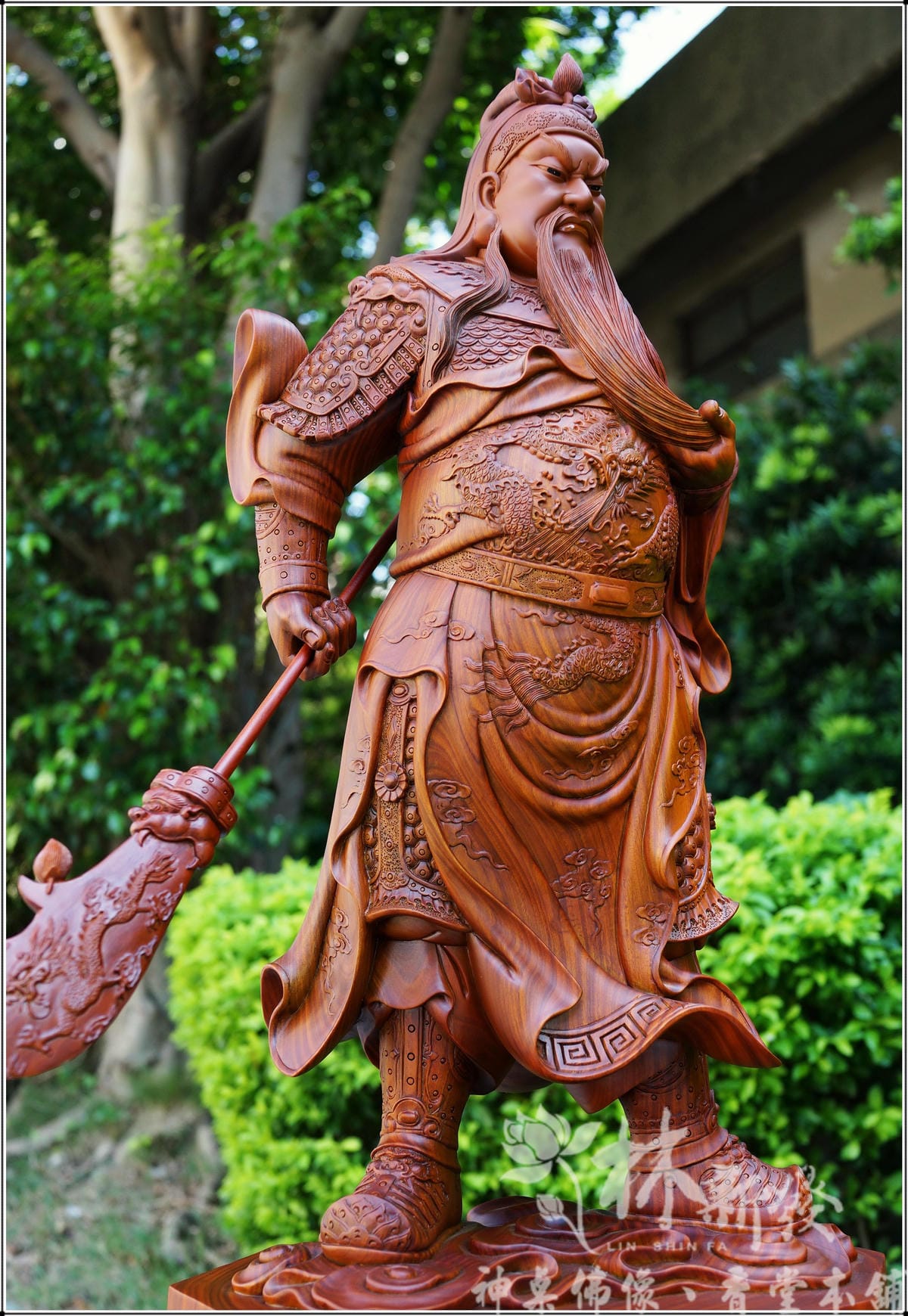 新發神藝-一夫當關(二尺二/美洲綠檀作品)
