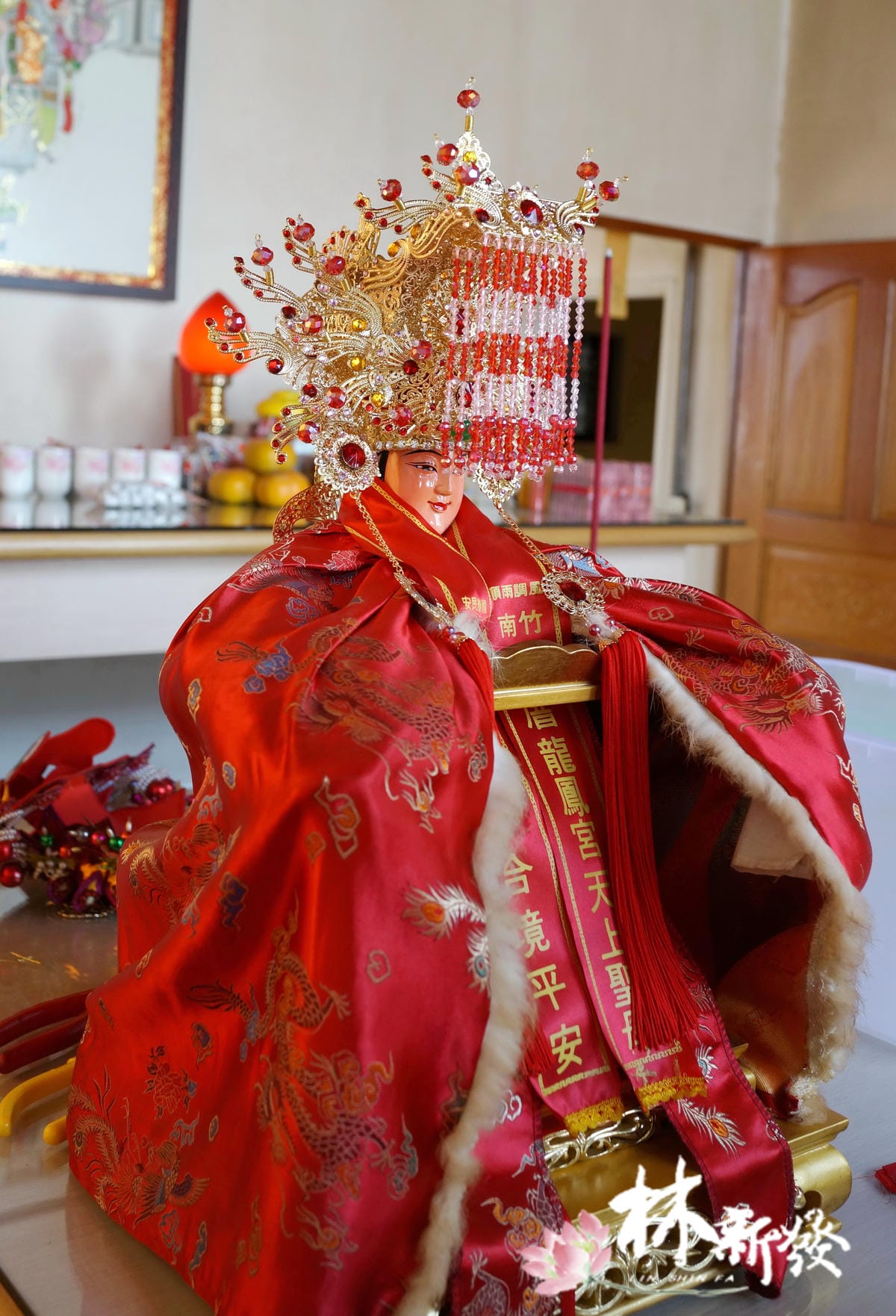 台灣手工柳絲媽祖帽（金鳳騰達）-002.JPG