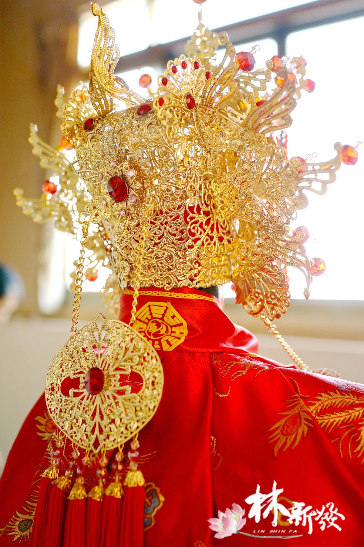 台灣手工柳絲媽祖帽（金鳳騰達）-009.JPG