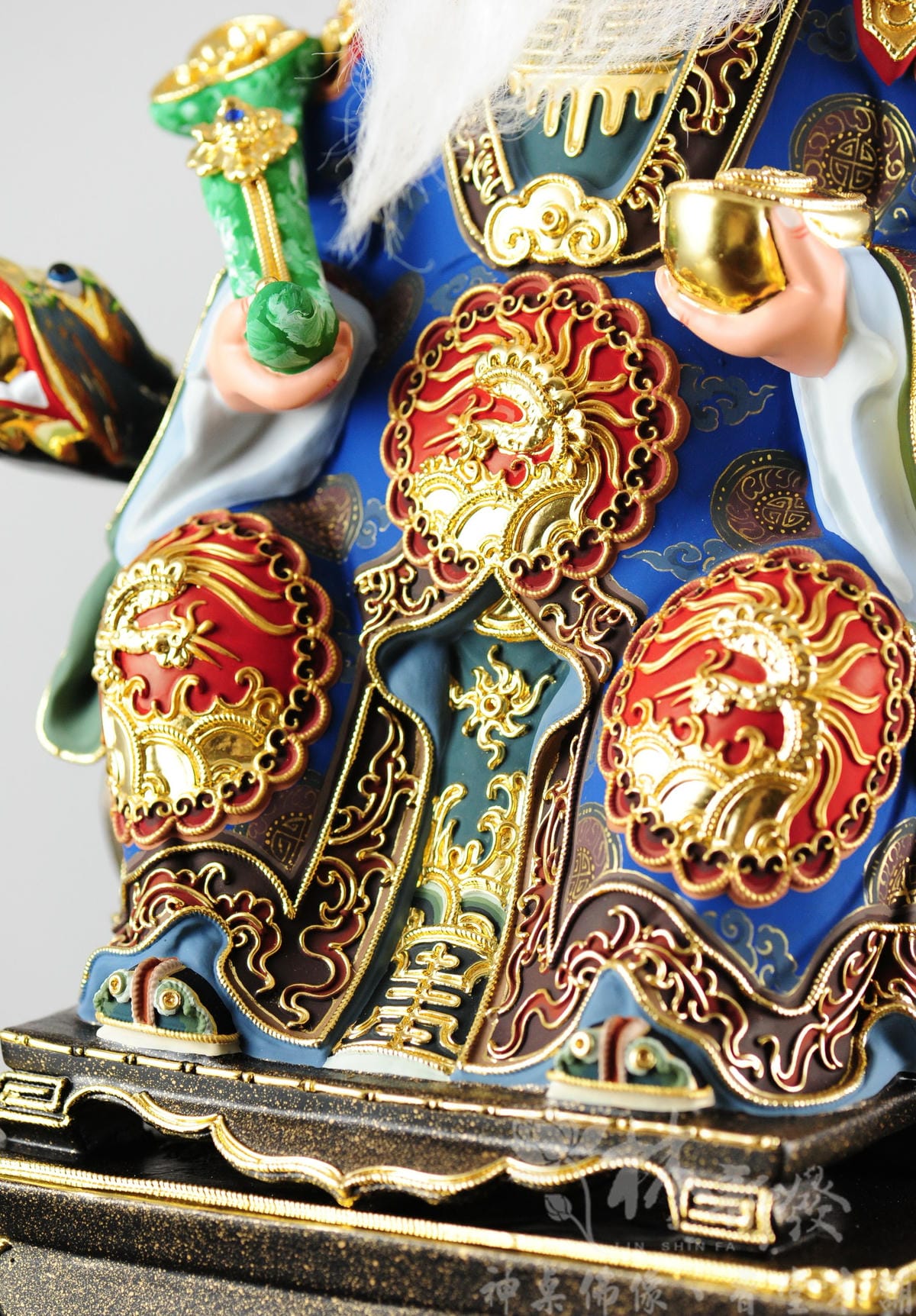 神像整修-土地公伯伯再現金身(南式彩風格)