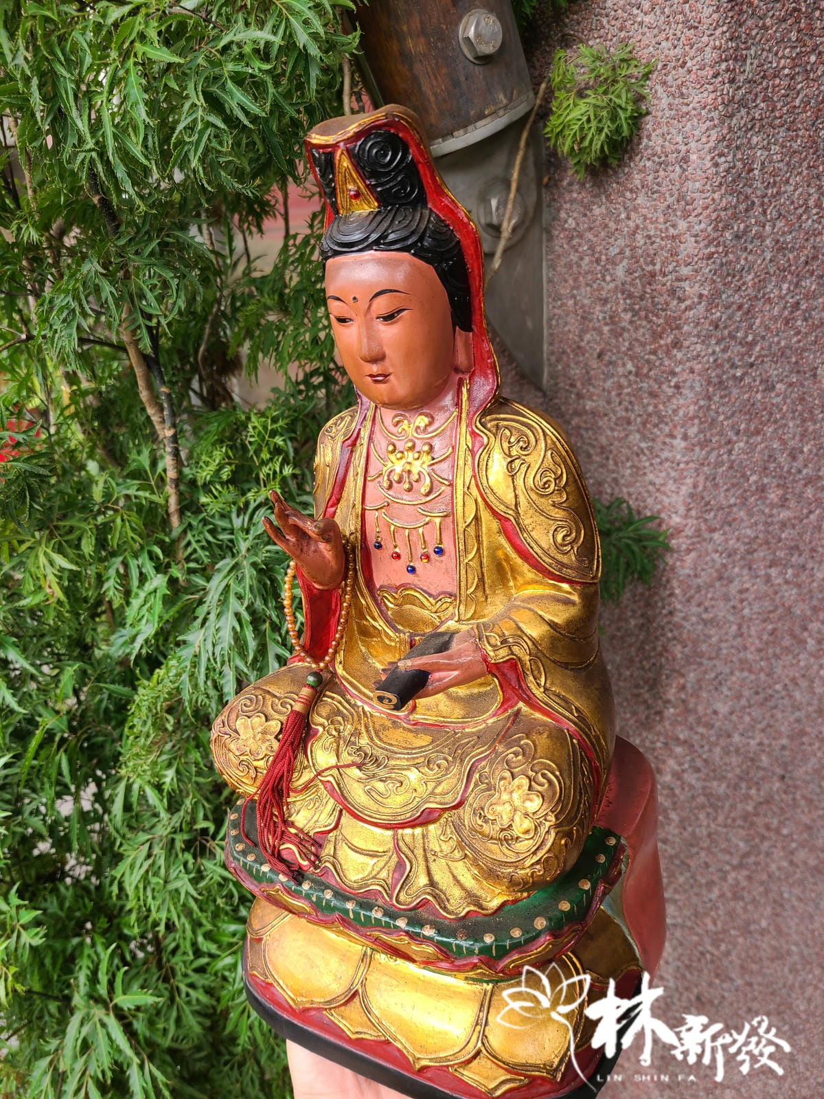 整修再現金身-觀音大士(白衣八吉祥.金身八吉祥) 整修再現金身-觀音大士(白衣八吉祥.金身八吉祥)
