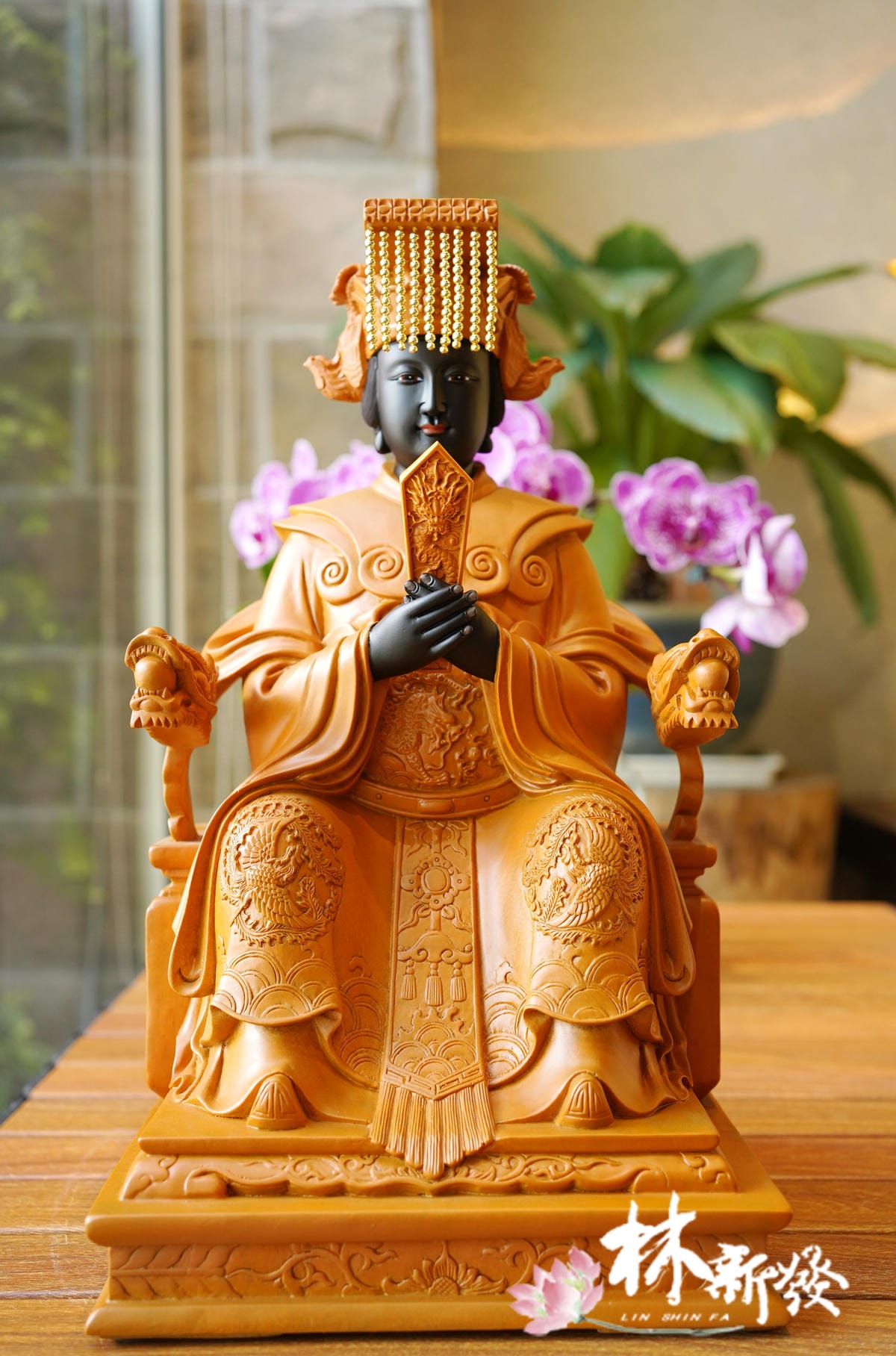 20241022一尺三黑面朝天媽祖.JPG 20241022一尺三黑面朝天媽祖.JPG