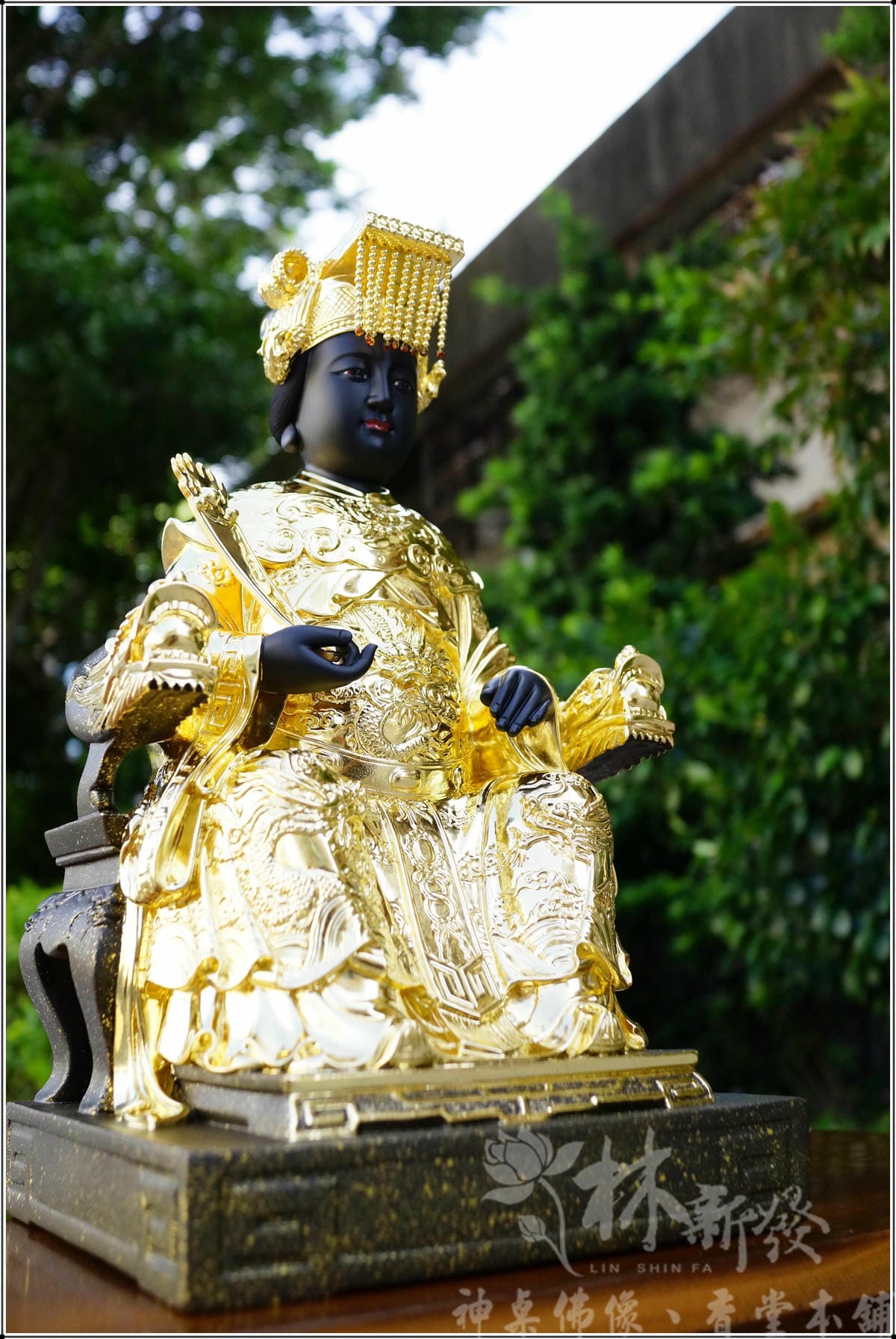 新發神藝-天上聖母.佛法媽祖(黑面金媽/金面金媽/全金媽祖) 新發神藝-天上聖母.佛法媽祖(黑面金媽/金面金媽/全金媽祖)