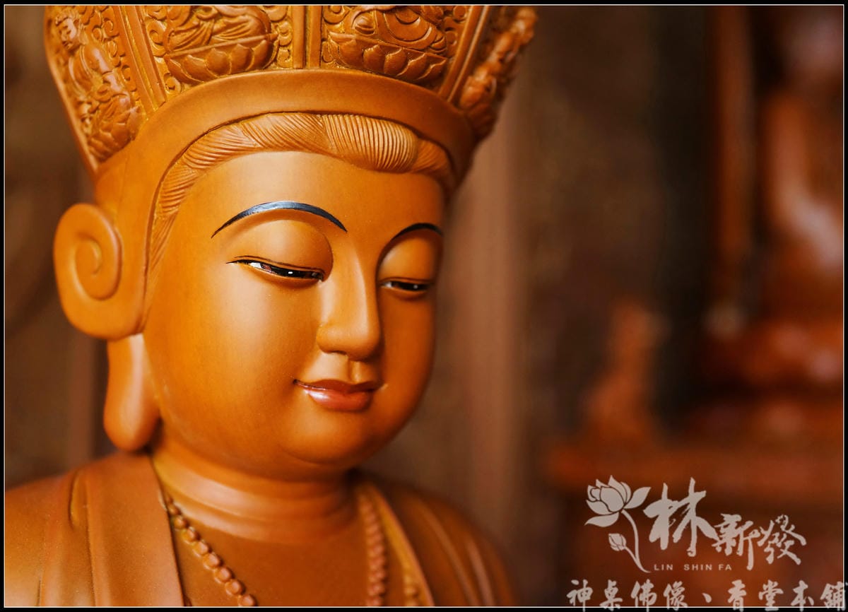佛法神像藝術-毗盧觀音（尺三．尺六全蓮/二尺二佛法蓮座吉祥臺