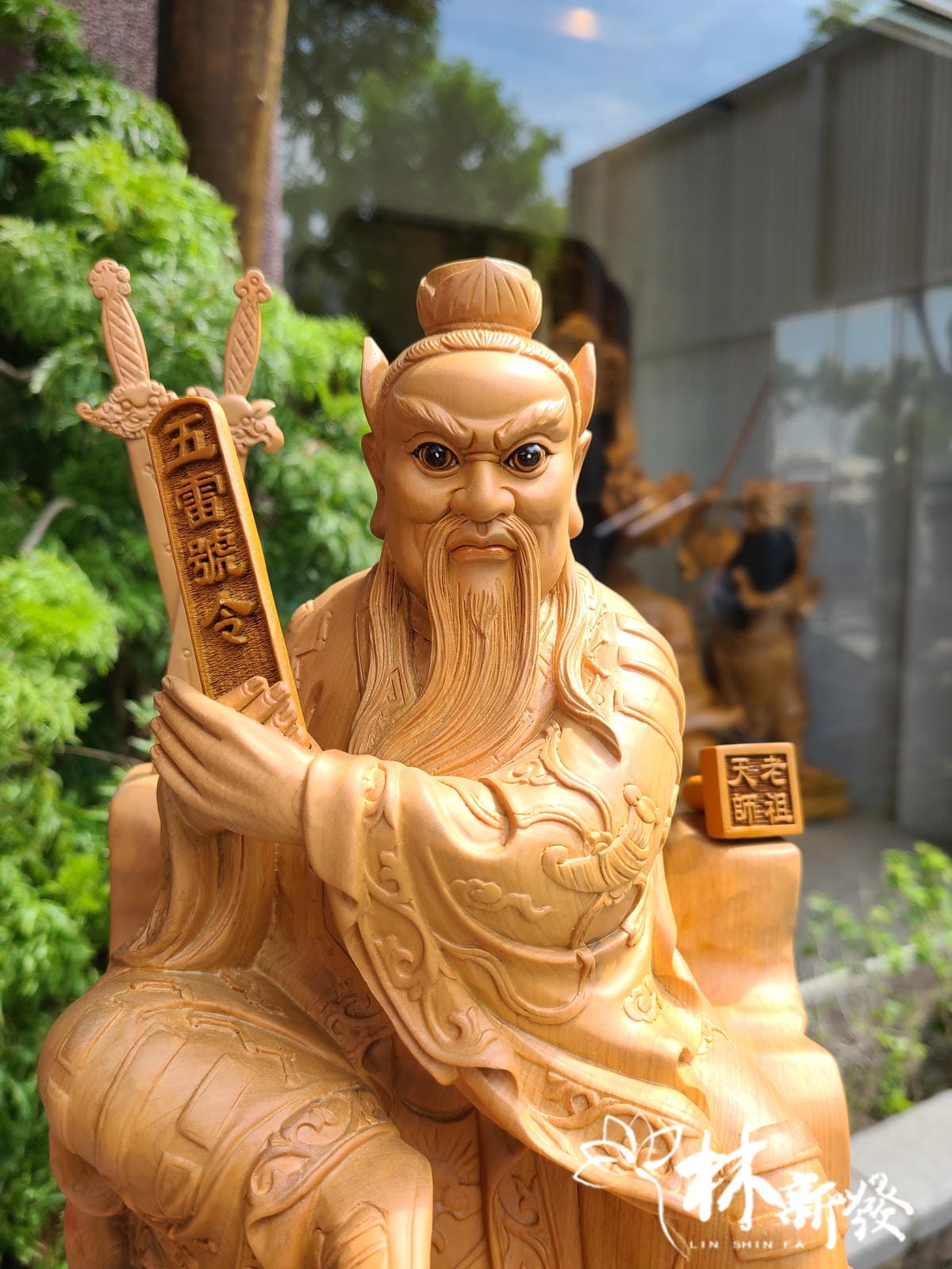 新發神藝-張天師/正一祖天師(雌雄劍．五雷號令．玉印)