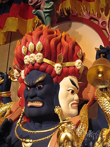 新發藏藝密宗-穢跡金鋼(原色．金身彩繪)