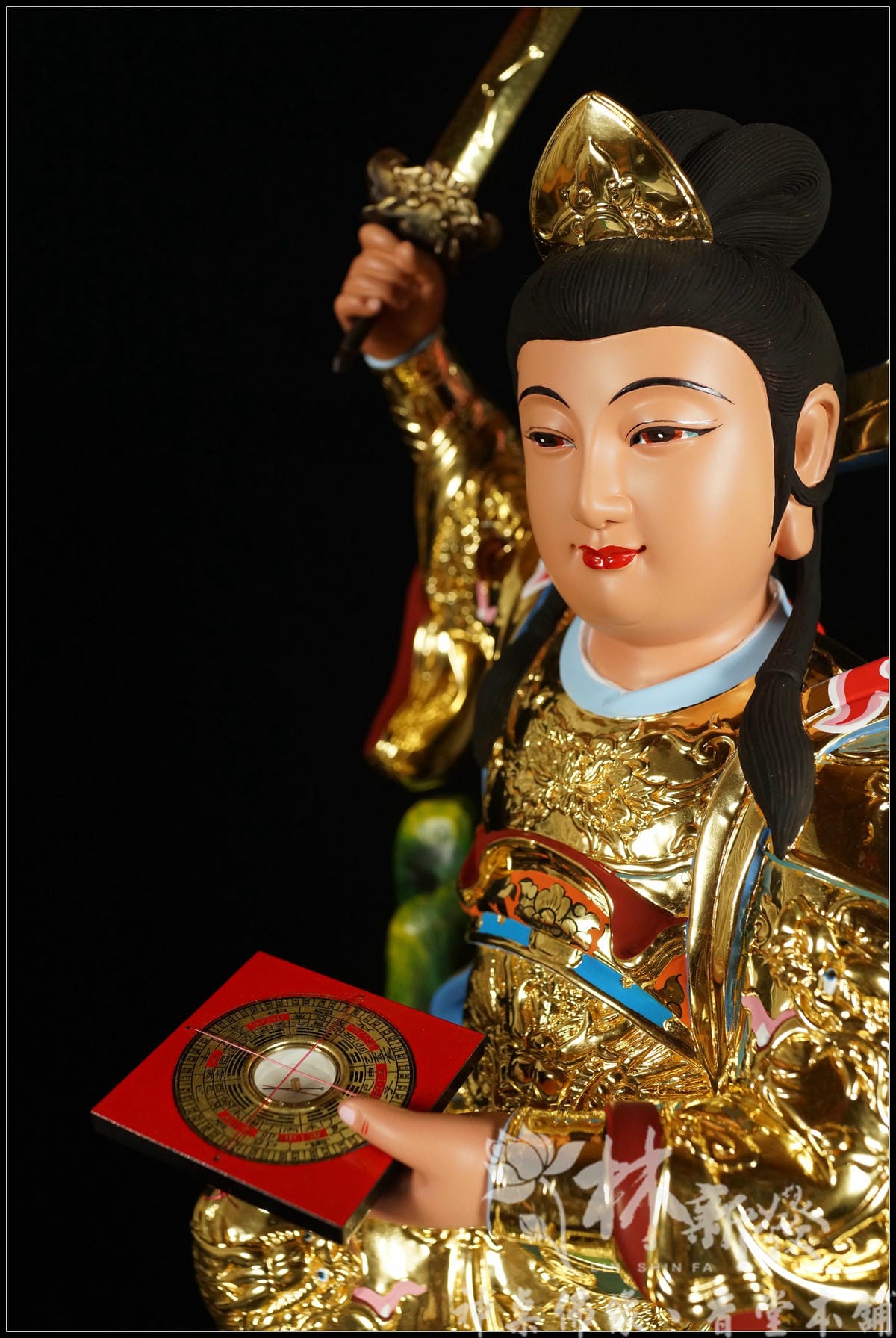 新發神藝-九天玄女娘娘(正體山岩．原色．按金．南彩）