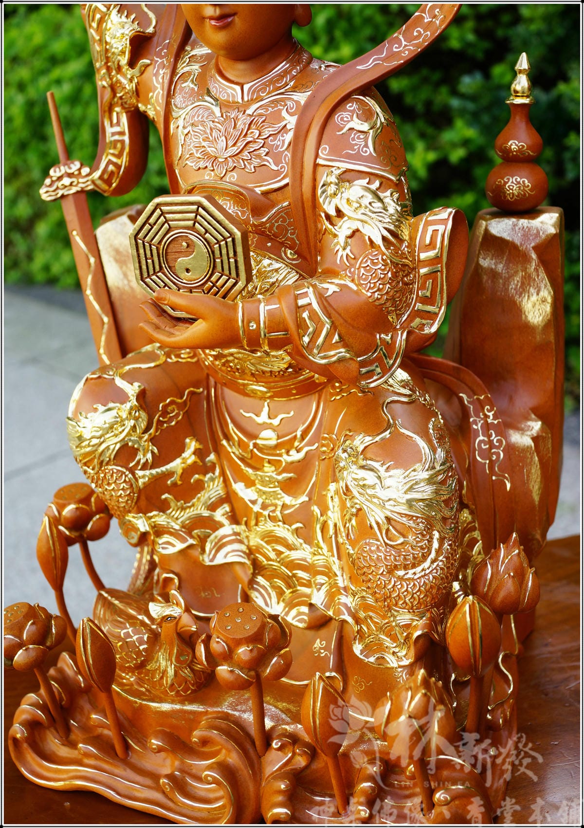 新發神藝-九天玄女娘娘(九蓮佛法體．描金．南彩完成)