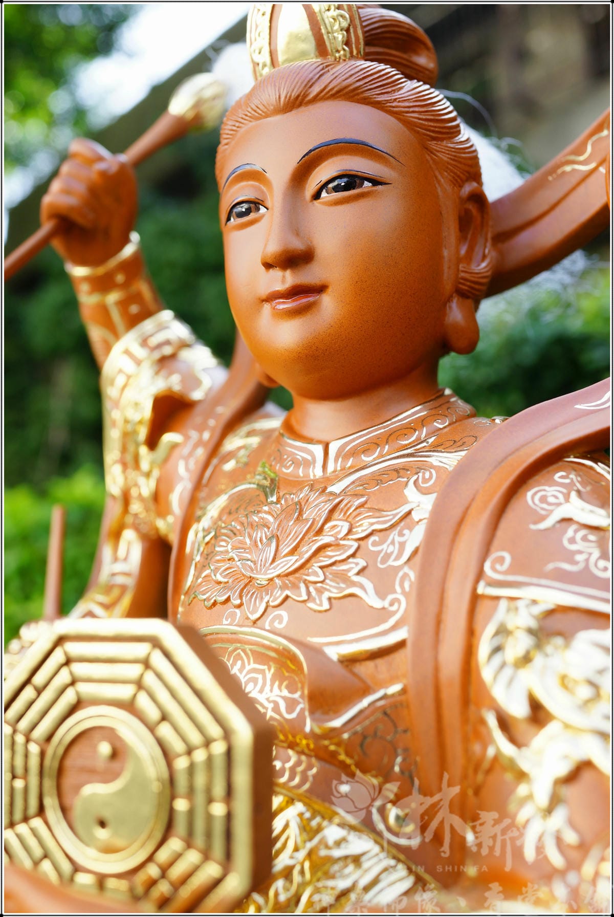 新發神藝-九天玄女娘娘(九蓮佛法體．描金．南彩完成)