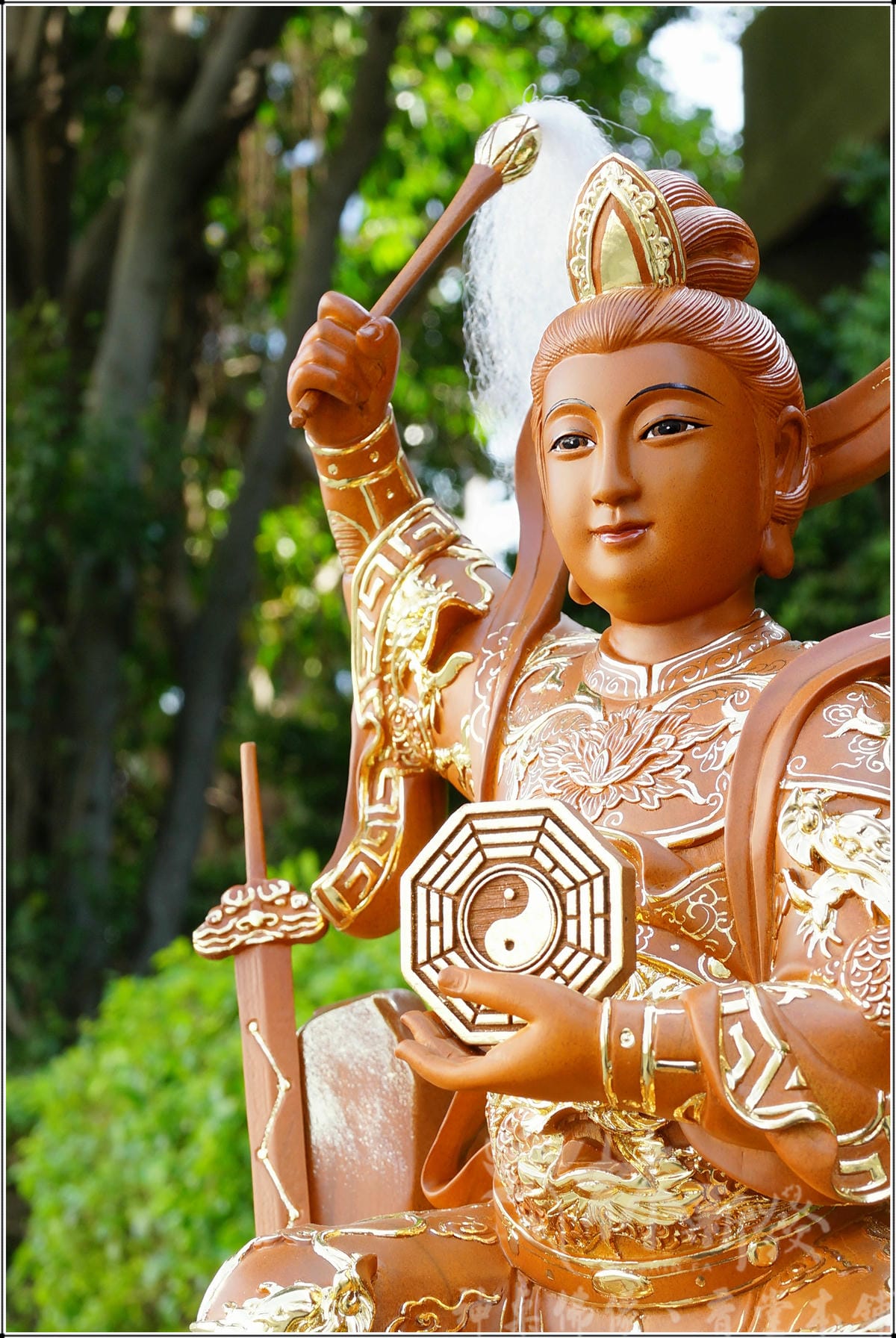 新發神藝-九天玄女娘娘(九蓮佛法體．描金．南彩完成)