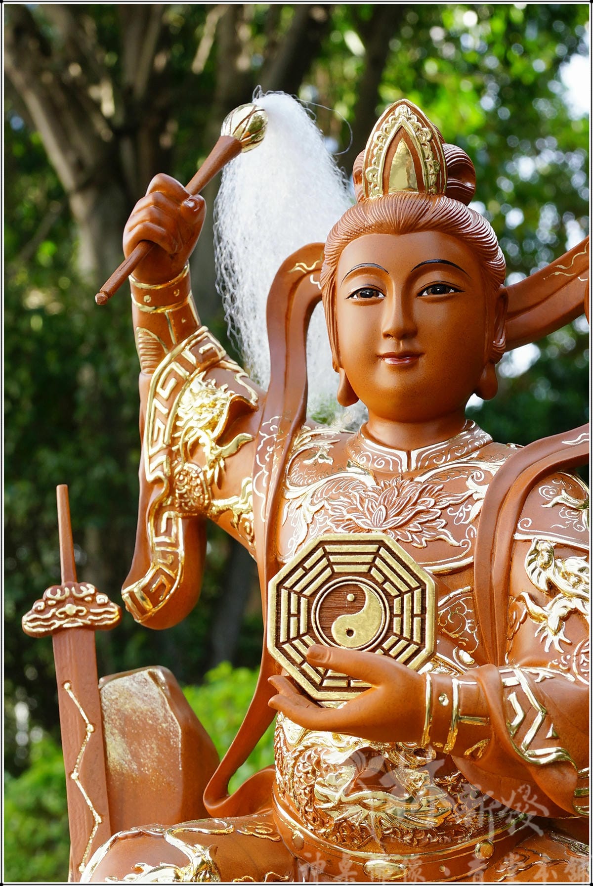 新發神藝-九天玄女娘娘(九蓮佛法體．描金．南彩完成)