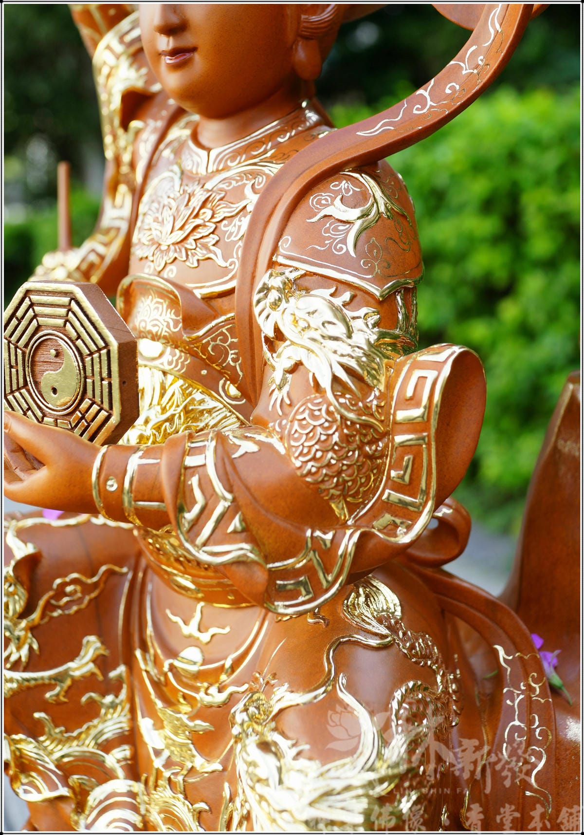 新發神藝-九天玄女娘娘(九蓮佛法體．描金．南彩完成)