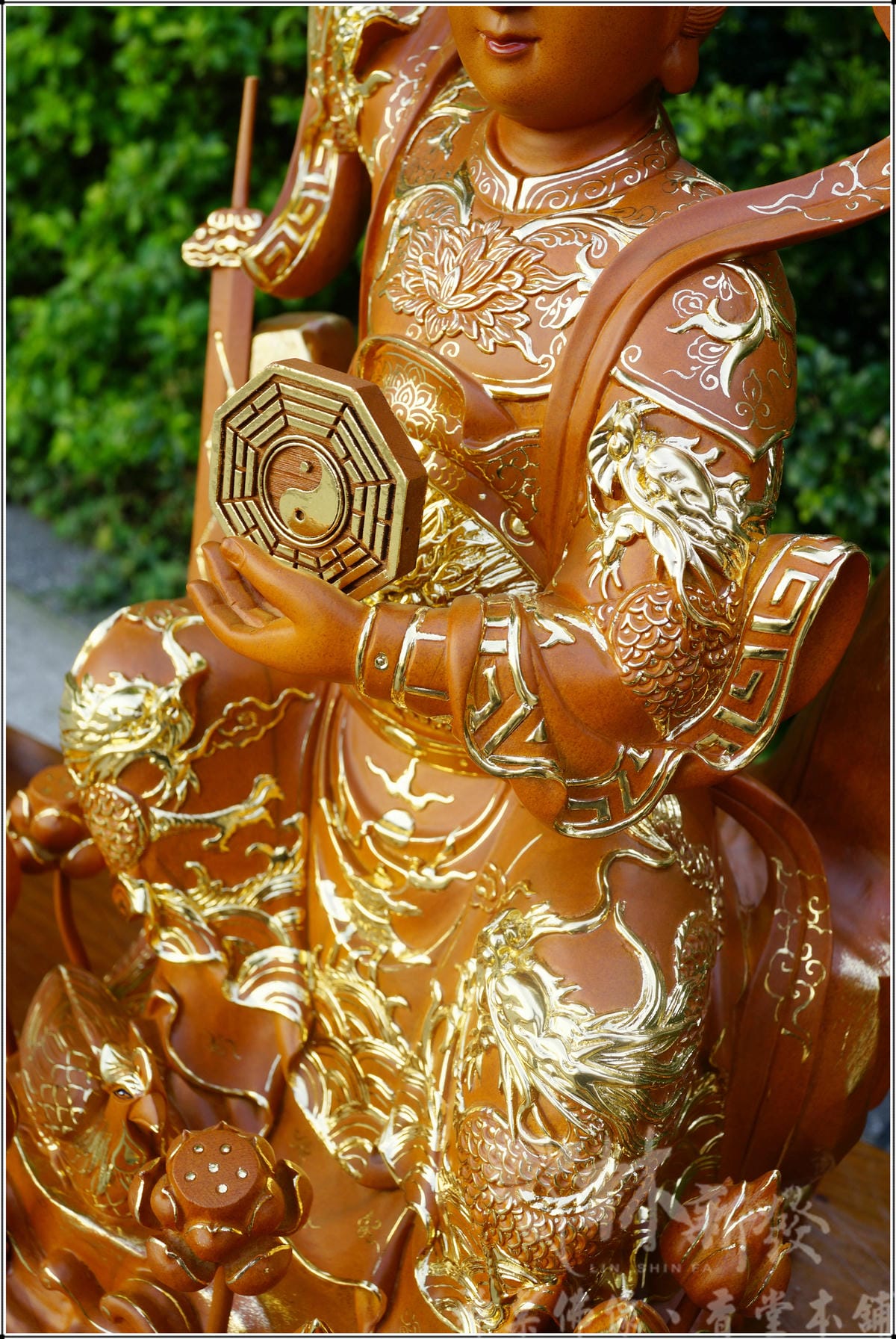 新發神藝-九天玄女娘娘(九蓮佛法體．描金．南彩完成)