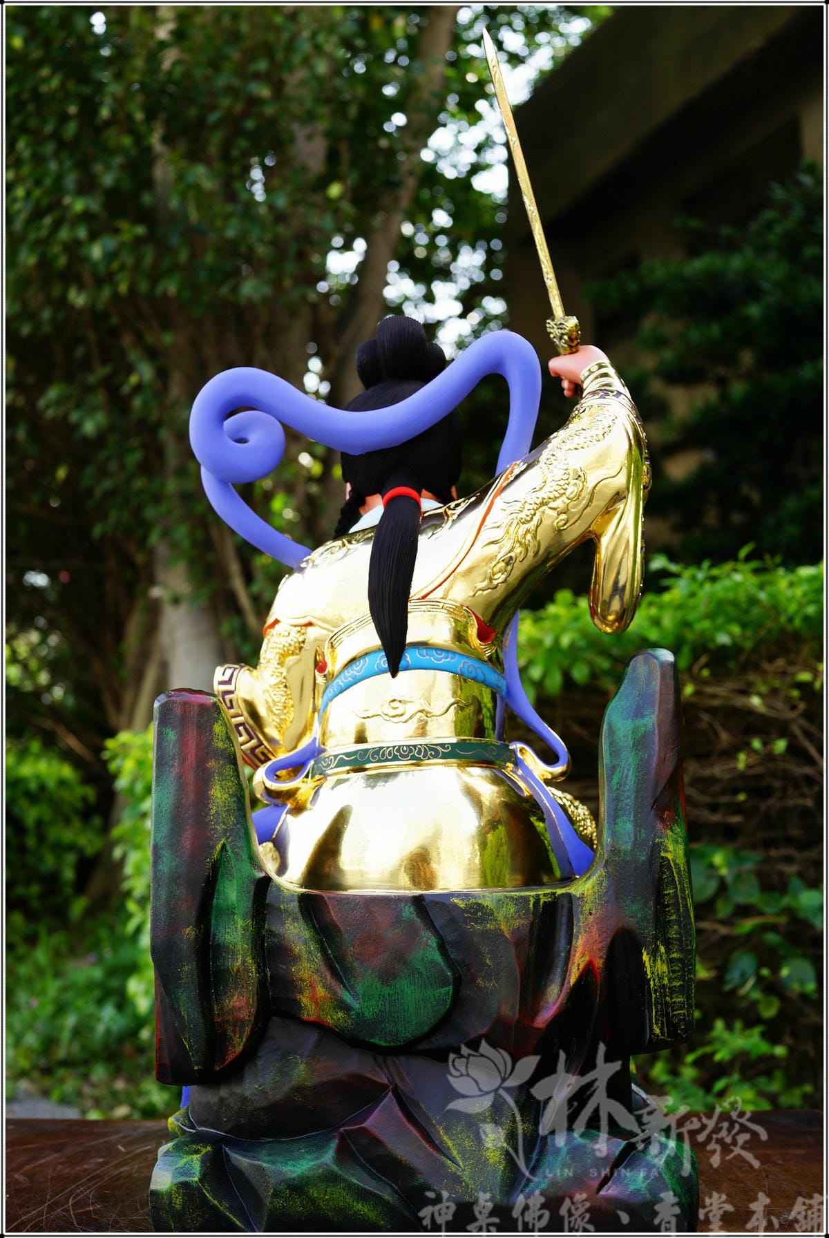 新發神藝-九天玄女娘娘(正體山岩．原色．按金．南彩）