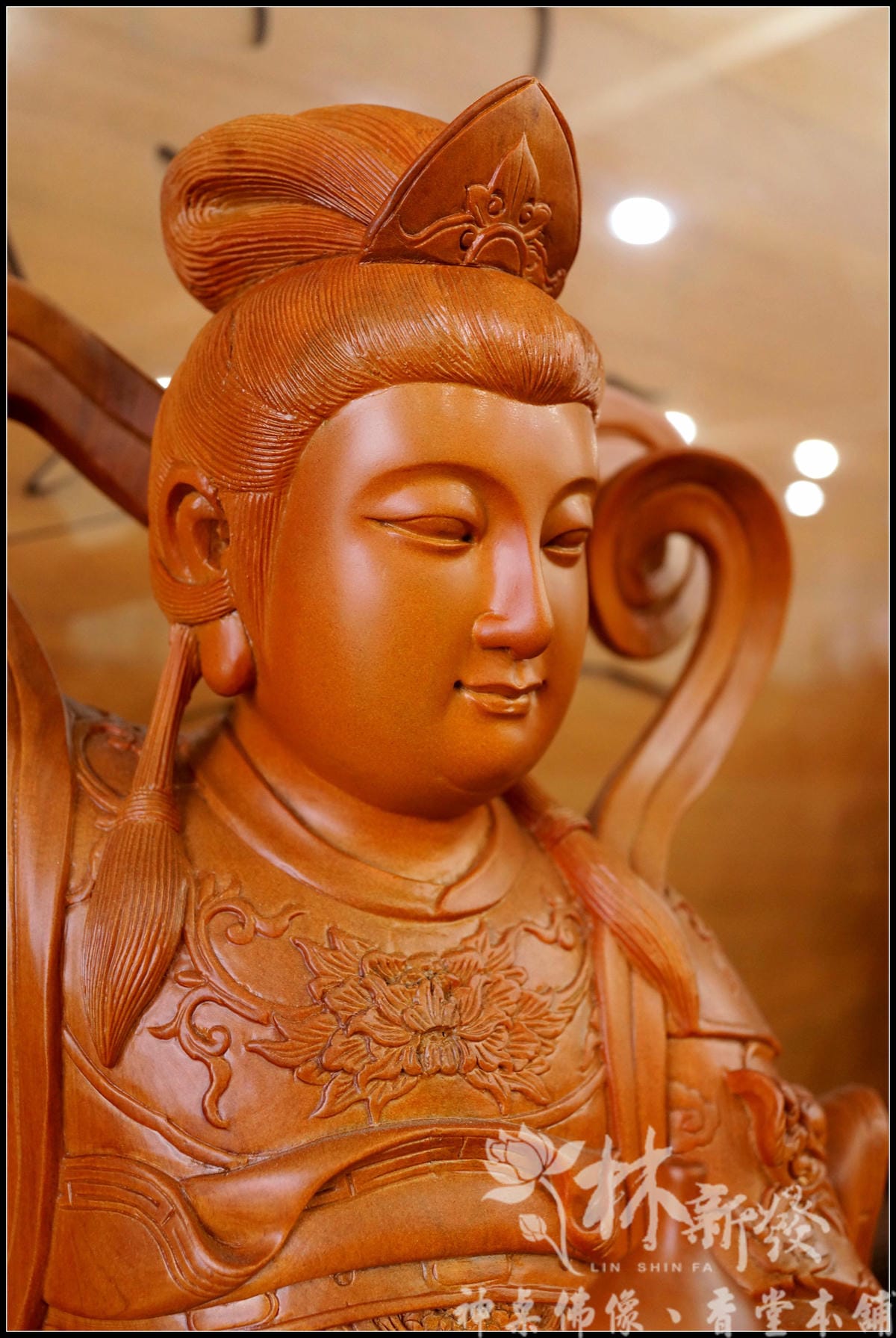 新發神藝-九天玄女娘娘(正體山岩．原色．按金．南彩）