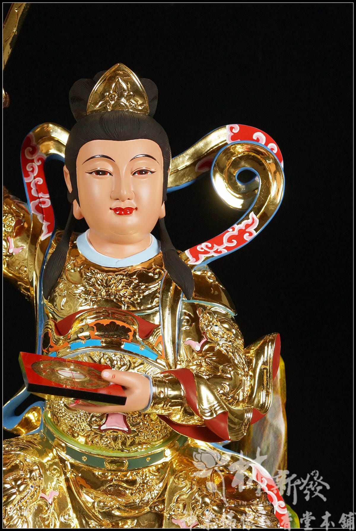 新發神藝-九天玄女娘娘(正體山岩．原色．按金．南彩）