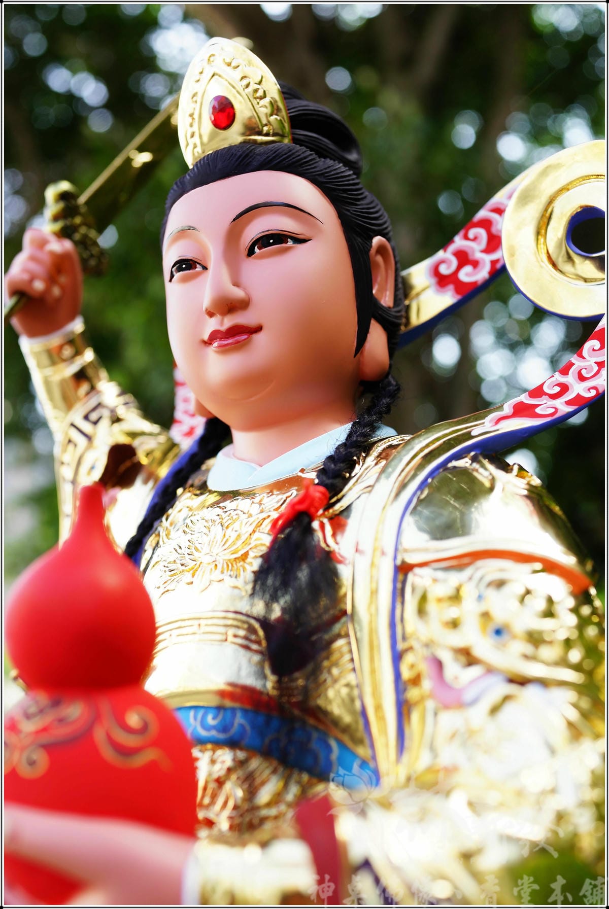 新發神藝-九天玄女娘娘(正體山岩．原色．按金．南彩）