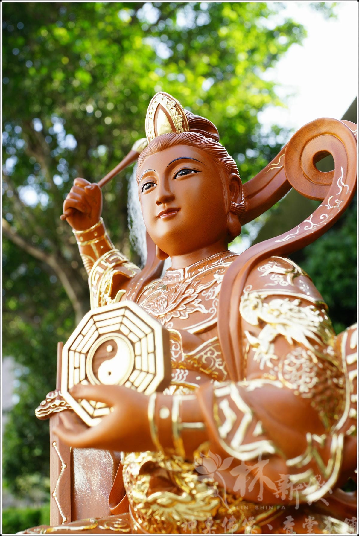 新發神藝-九天玄女娘娘(九蓮佛法體．描金．南彩完成)