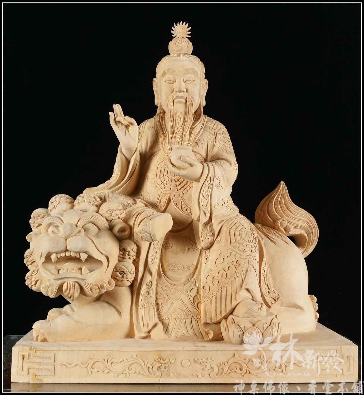 新發神藝-太乙救苦天尊/太乙真人（南式極彩藝術作品）
