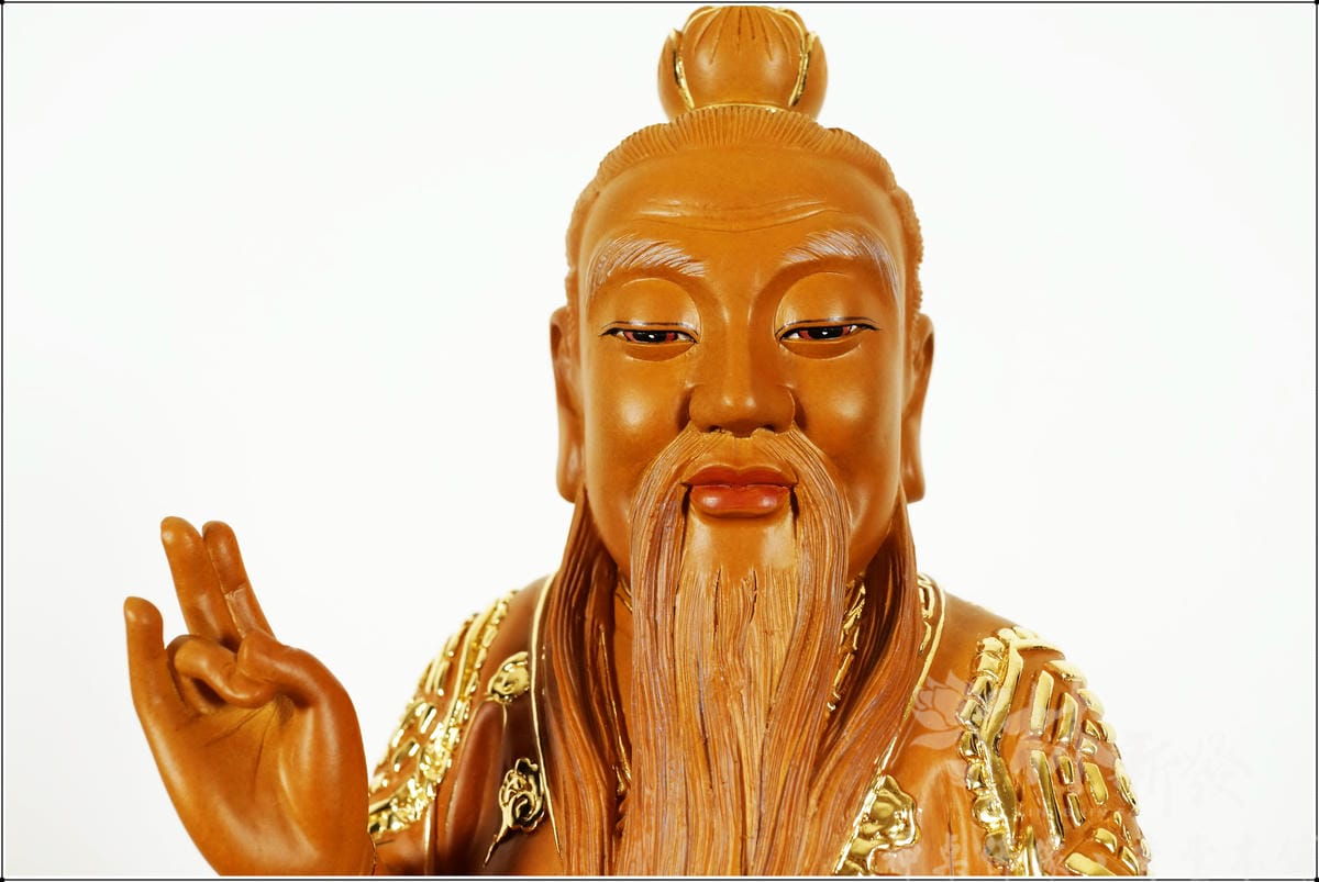 新發神藝-太乙救苦天尊(原色．描金．身描金彩獅)
