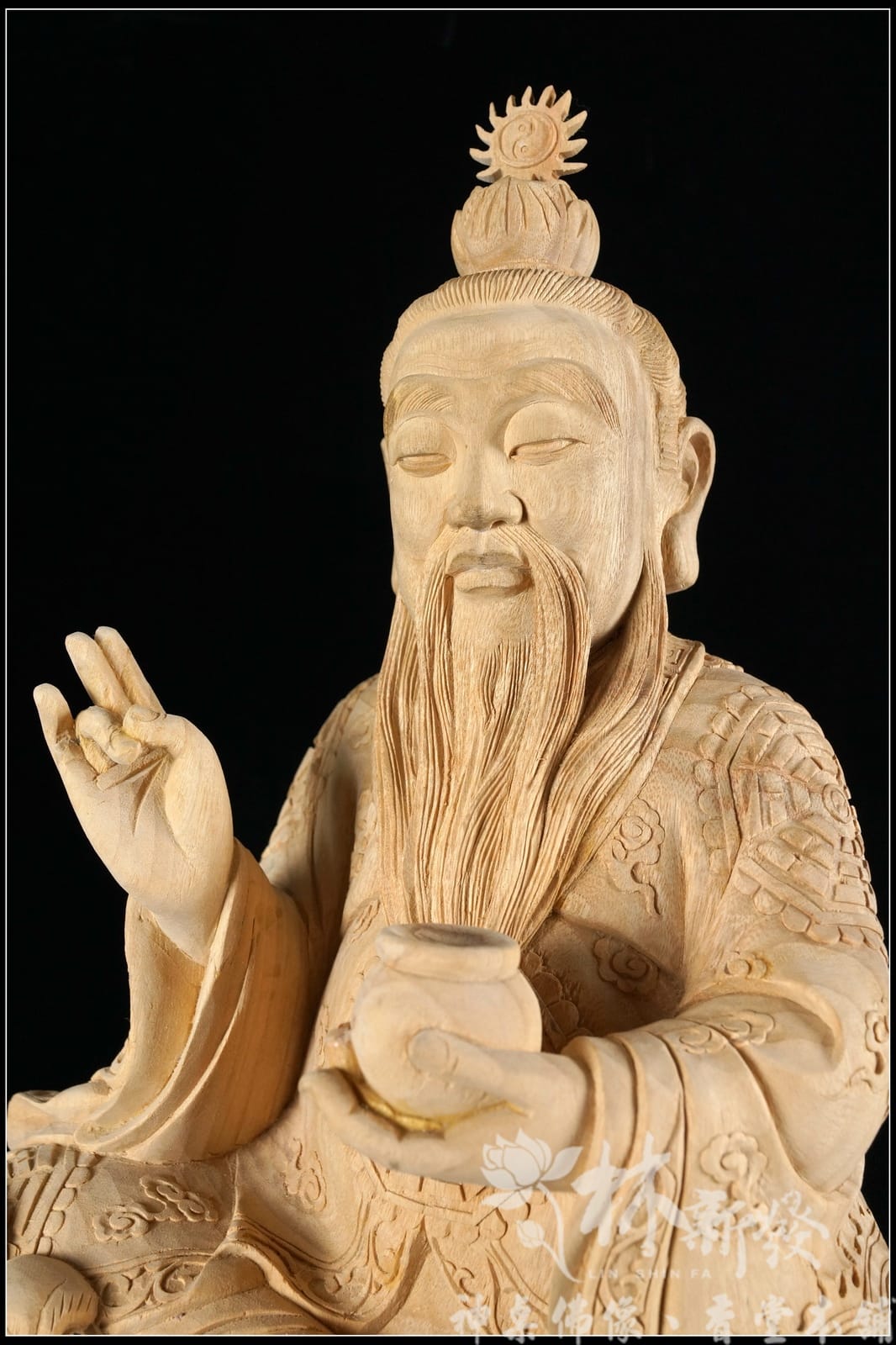 新發神藝-太乙救苦天尊/太乙真人（南式極彩藝術作品）