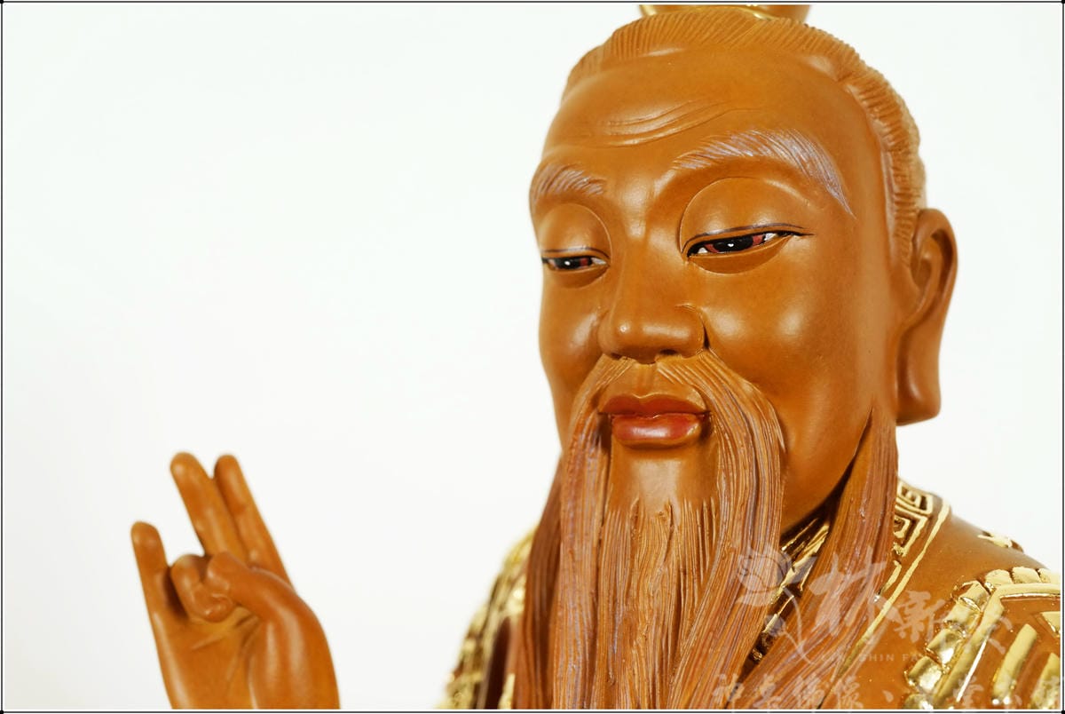 新發神藝-太乙救苦天尊(原色．描金．身描金彩獅)