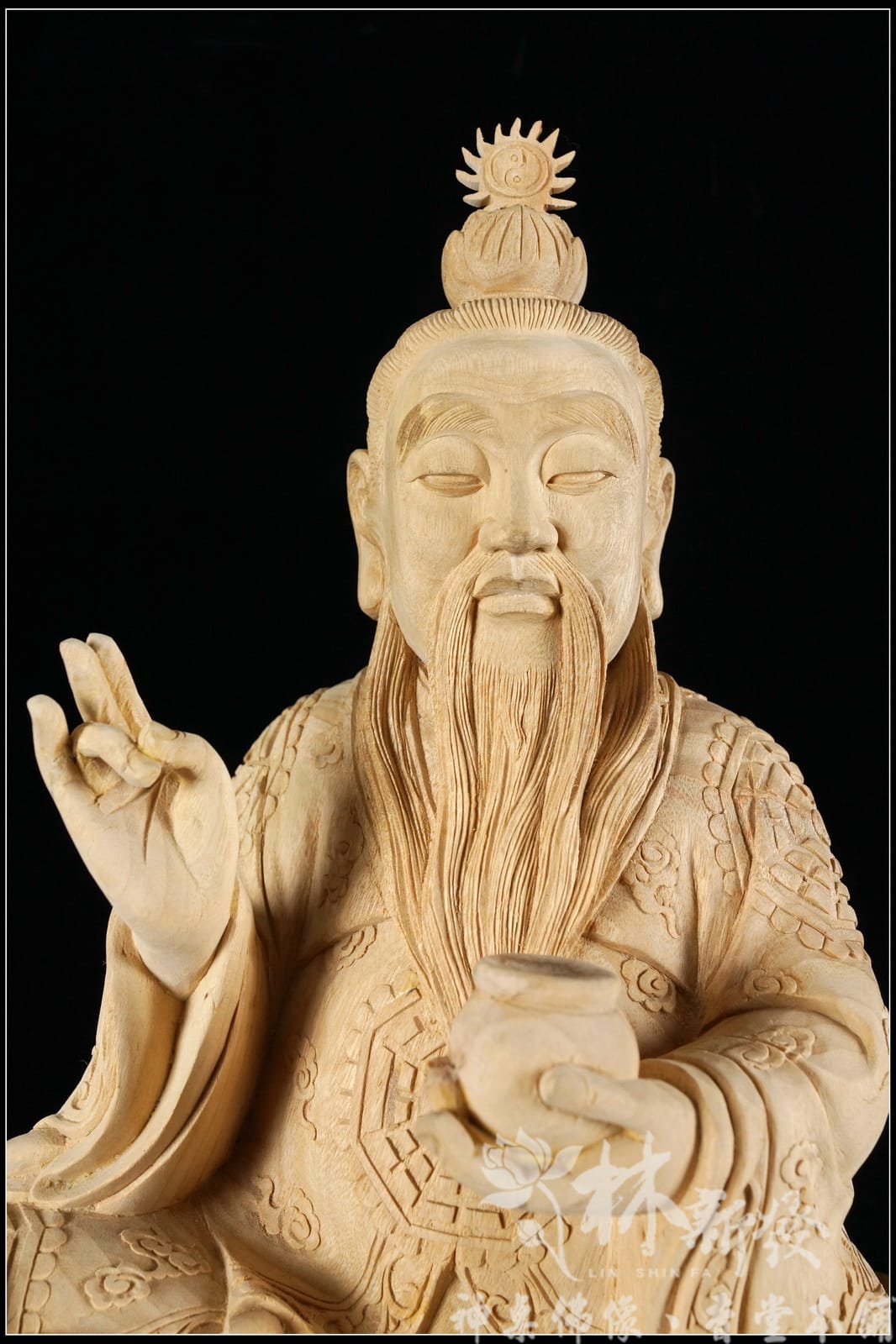 新發神藝-太乙救苦天尊/太乙真人（南式極彩藝術作品）