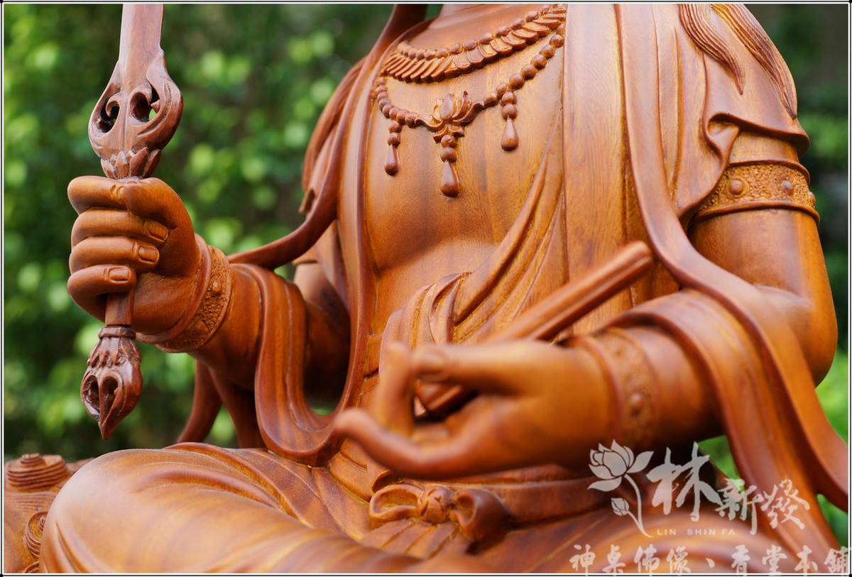 新發神藝-文殊菩薩/普賢菩薩(美洲綠檀.南式風金身彩) 新發神藝-文殊菩薩/普賢菩薩(美洲綠檀.南式風金身彩)