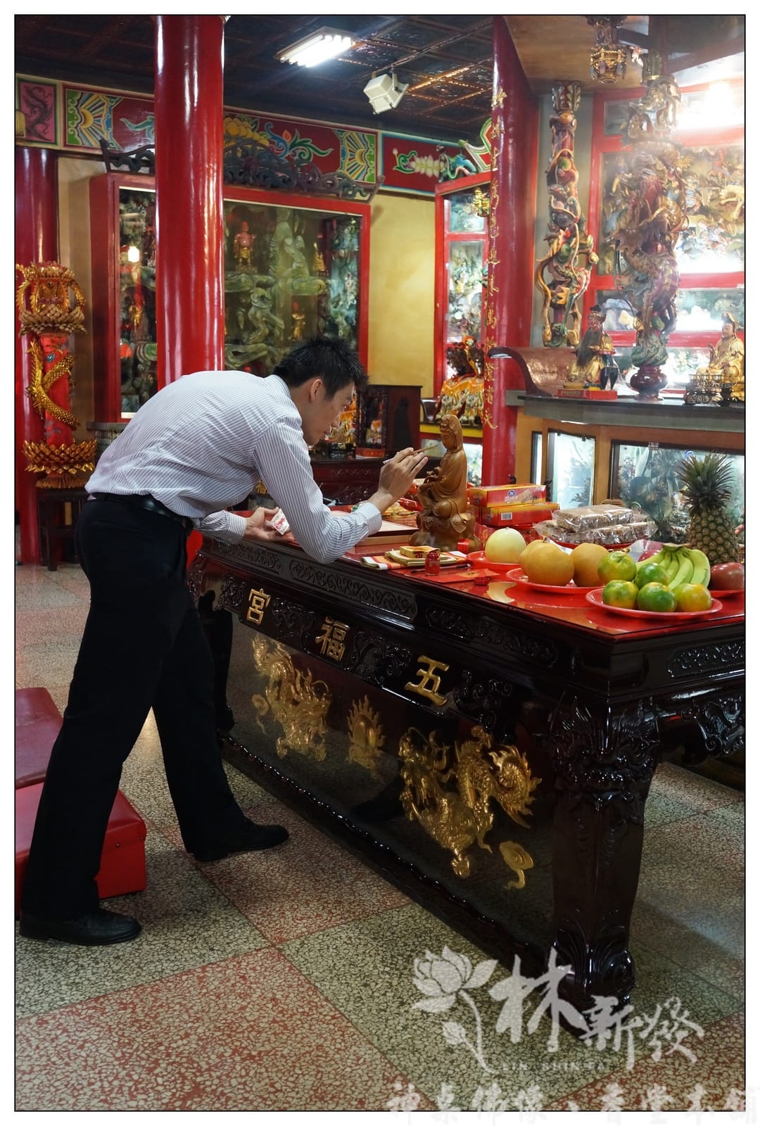 林新發祖傳-神明開光點眼、山海鎮開光(阿倫師開光)-神換神．