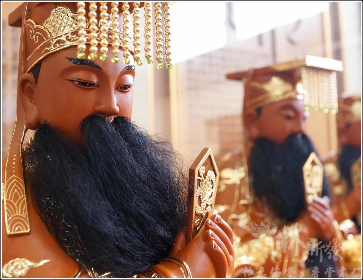 新發神藝-三官大帝(天地水官)．描金與金身