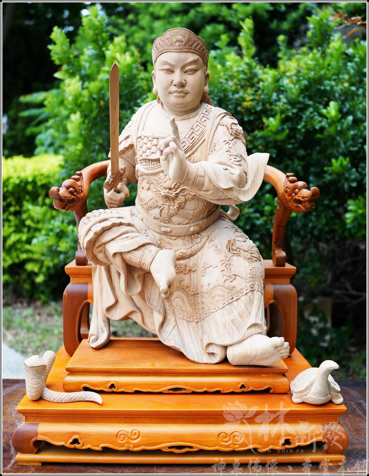 新發神藝-玄天上帝．全甲與文武甲(拖椅白身作品)