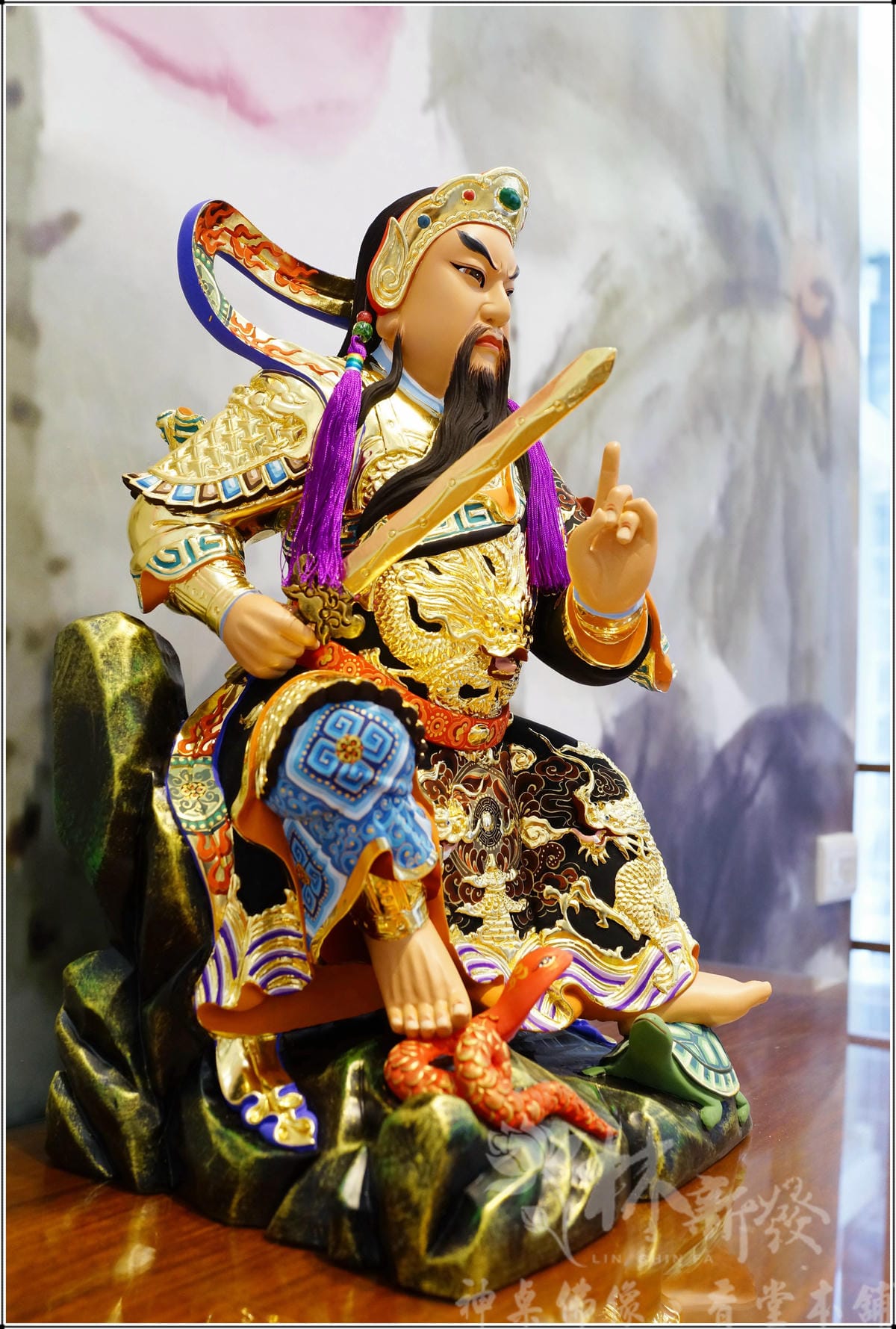 新發神藝-武體全甲上帝公/文武甲極彩玄天上帝